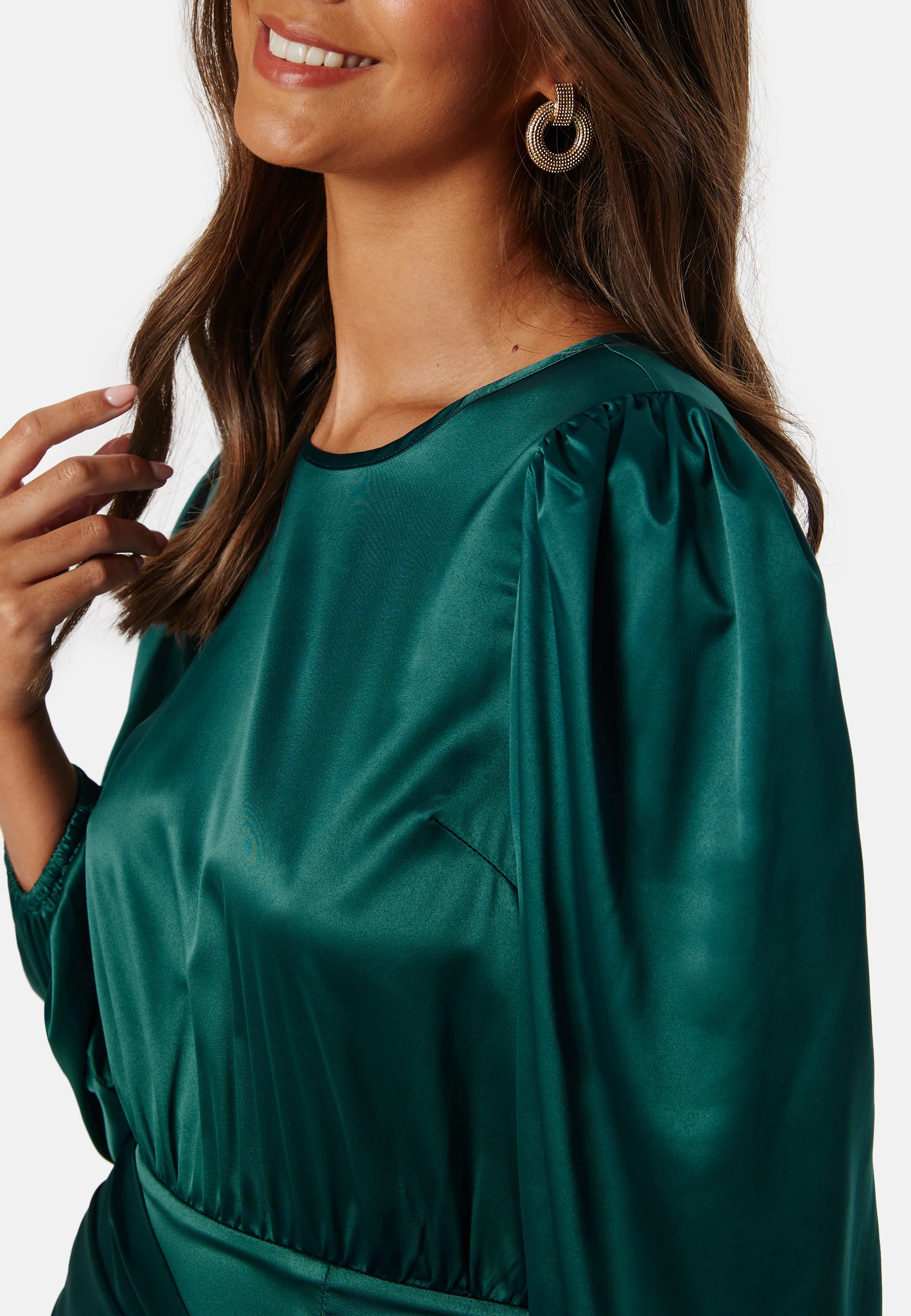 Nellie Satin Dress - Image 5