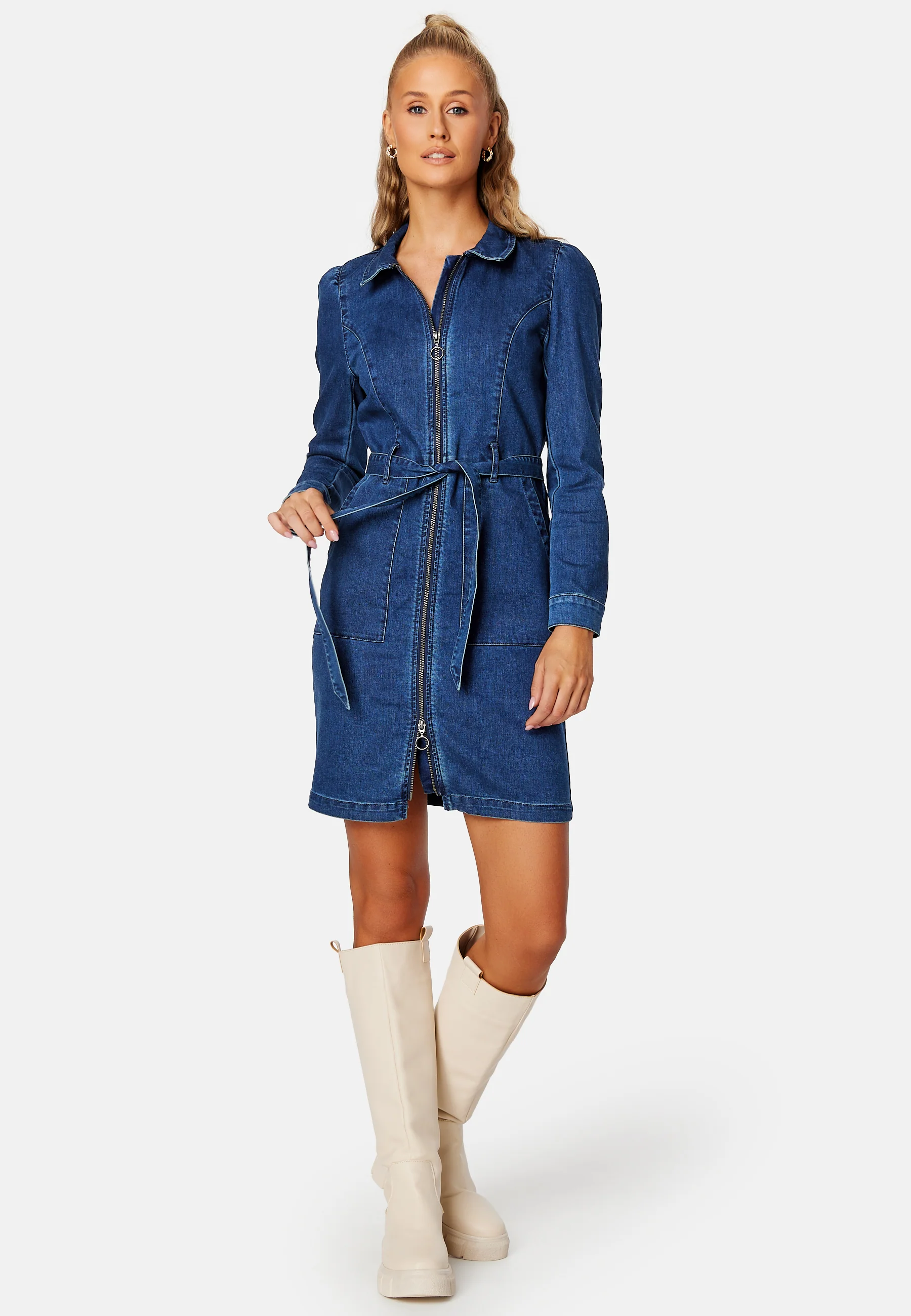New Chigo Denim Dress - Image 2
