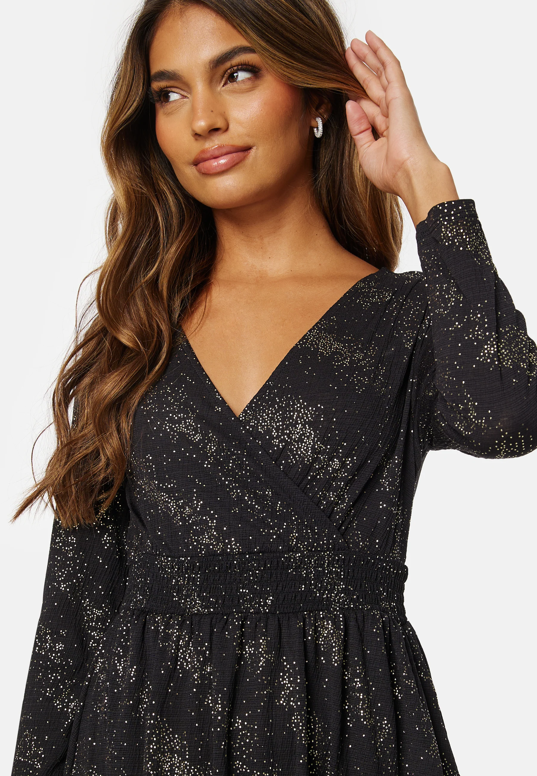 New Pella Foil Wrap Dress - Image 3