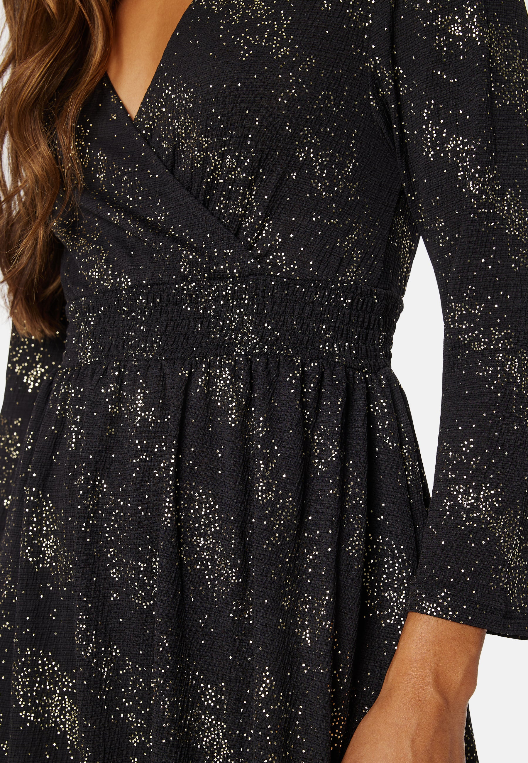 New Pella Foil Wrap Dress - Image 4