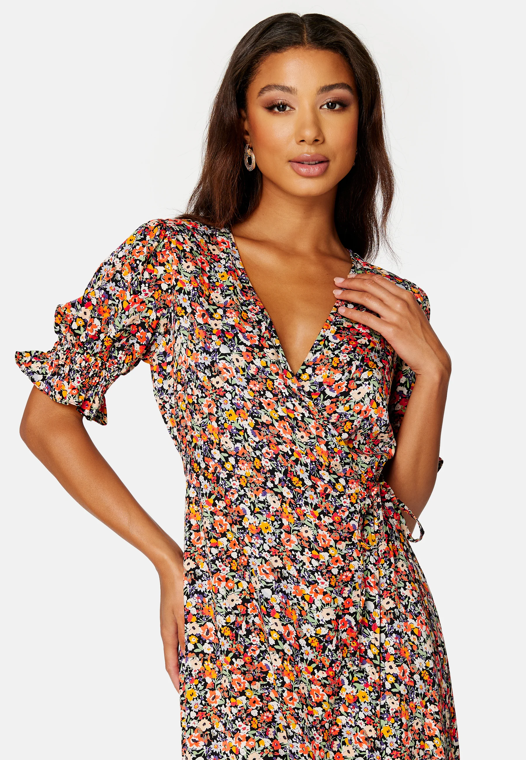 Nika SS Midi Wrap Dress - Image 3