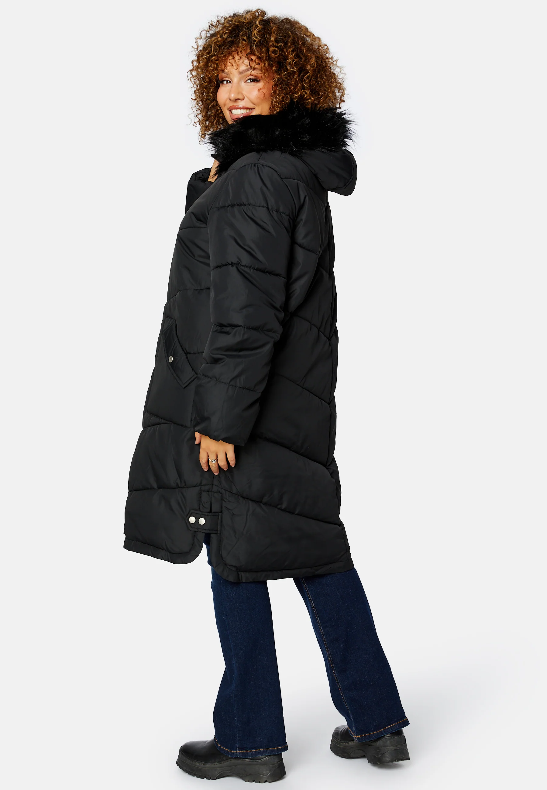 Nilla Long Padded Jacket - Image 11