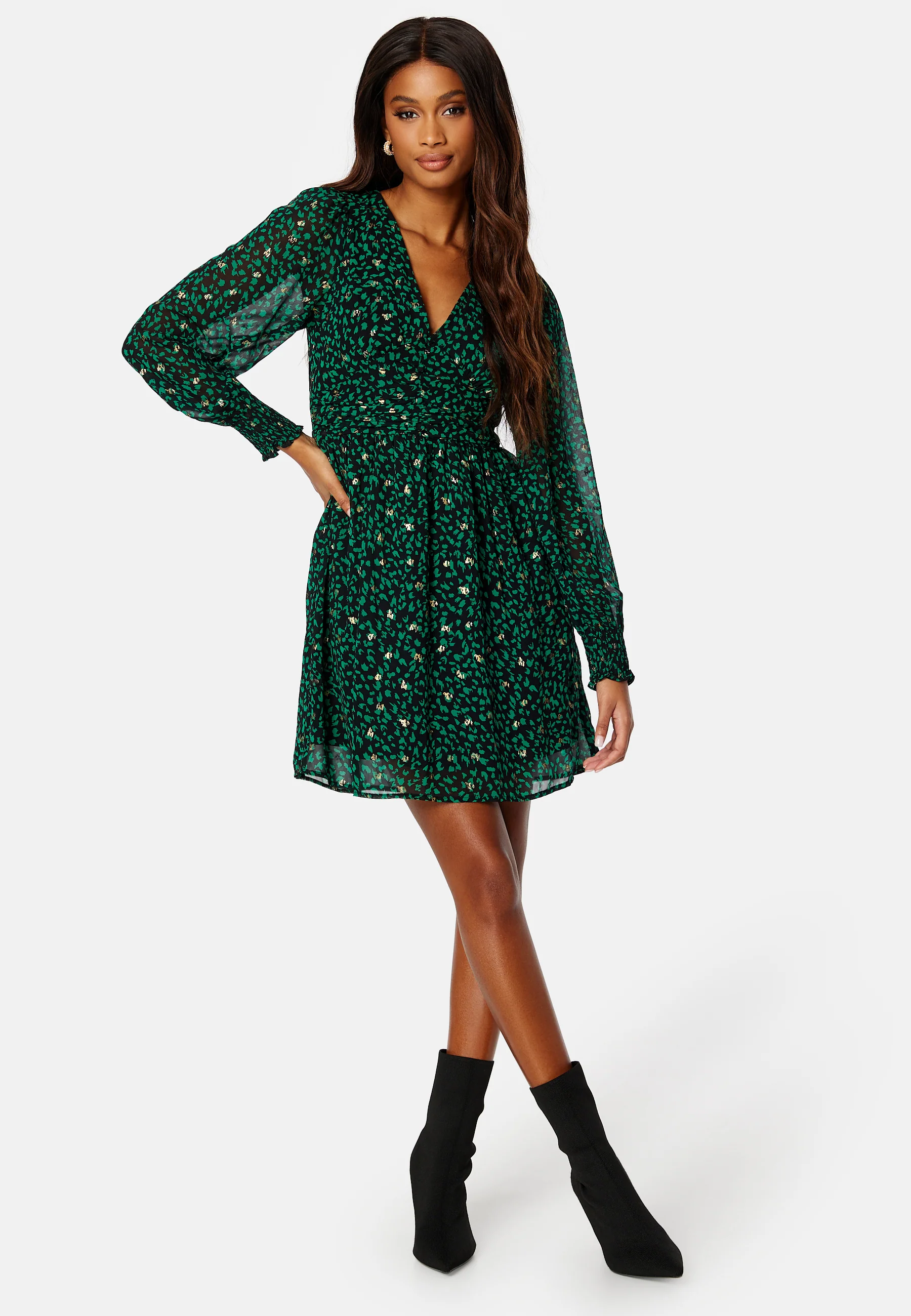 Nini L/S Short Dress - Image 2