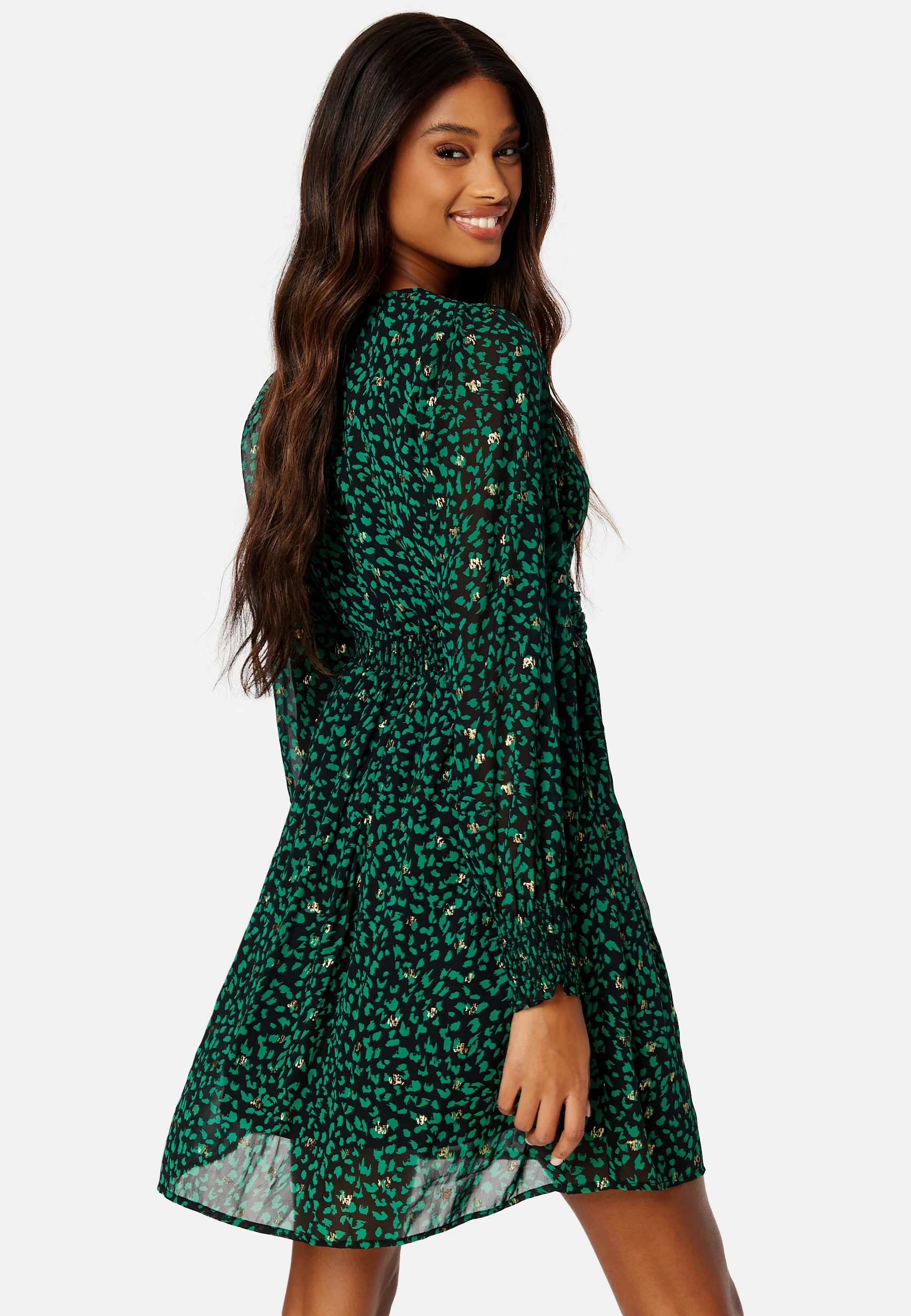 Nini L/S Short Dress - Image 3