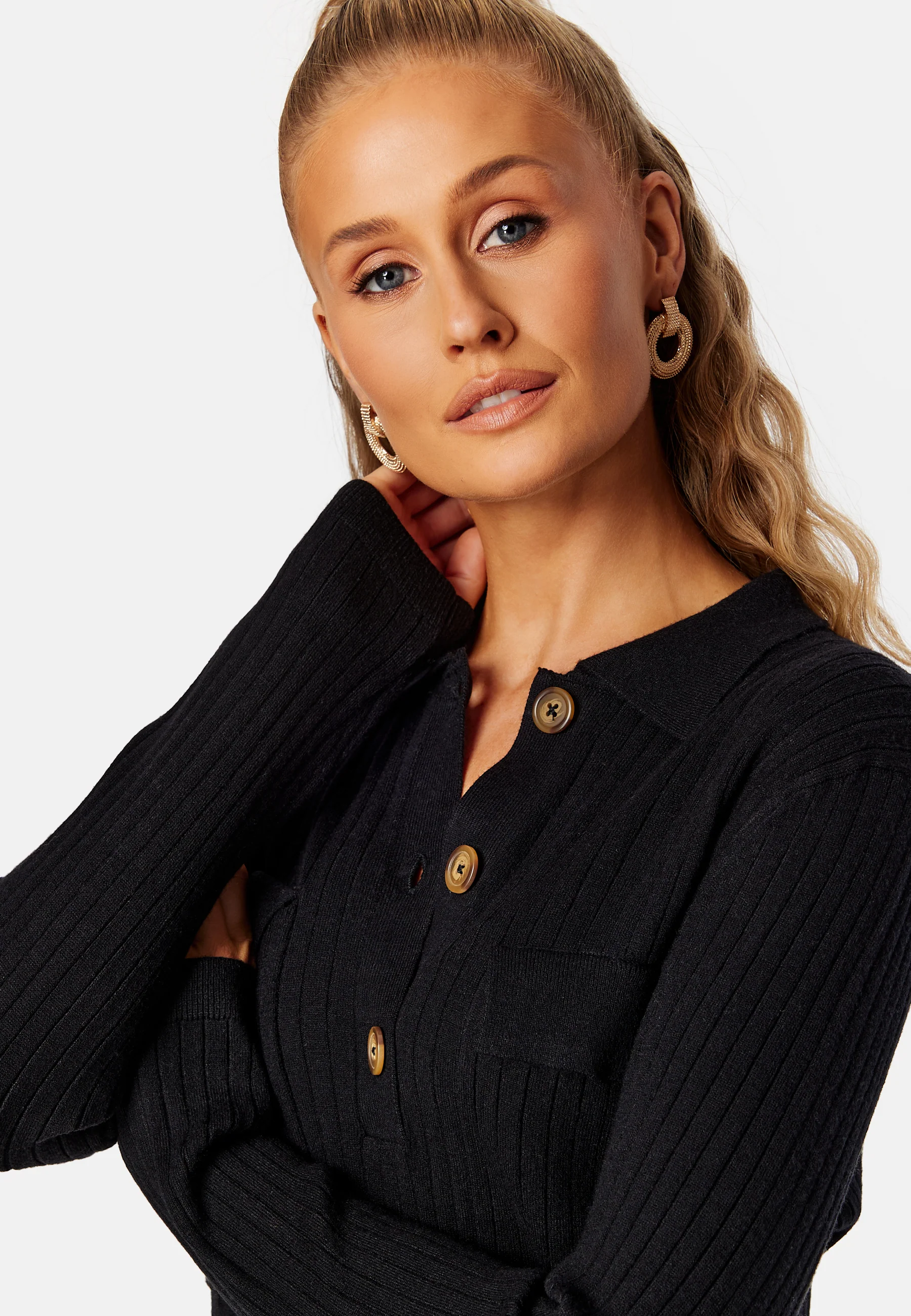 Noelle Polo Knit Dress - Image 5