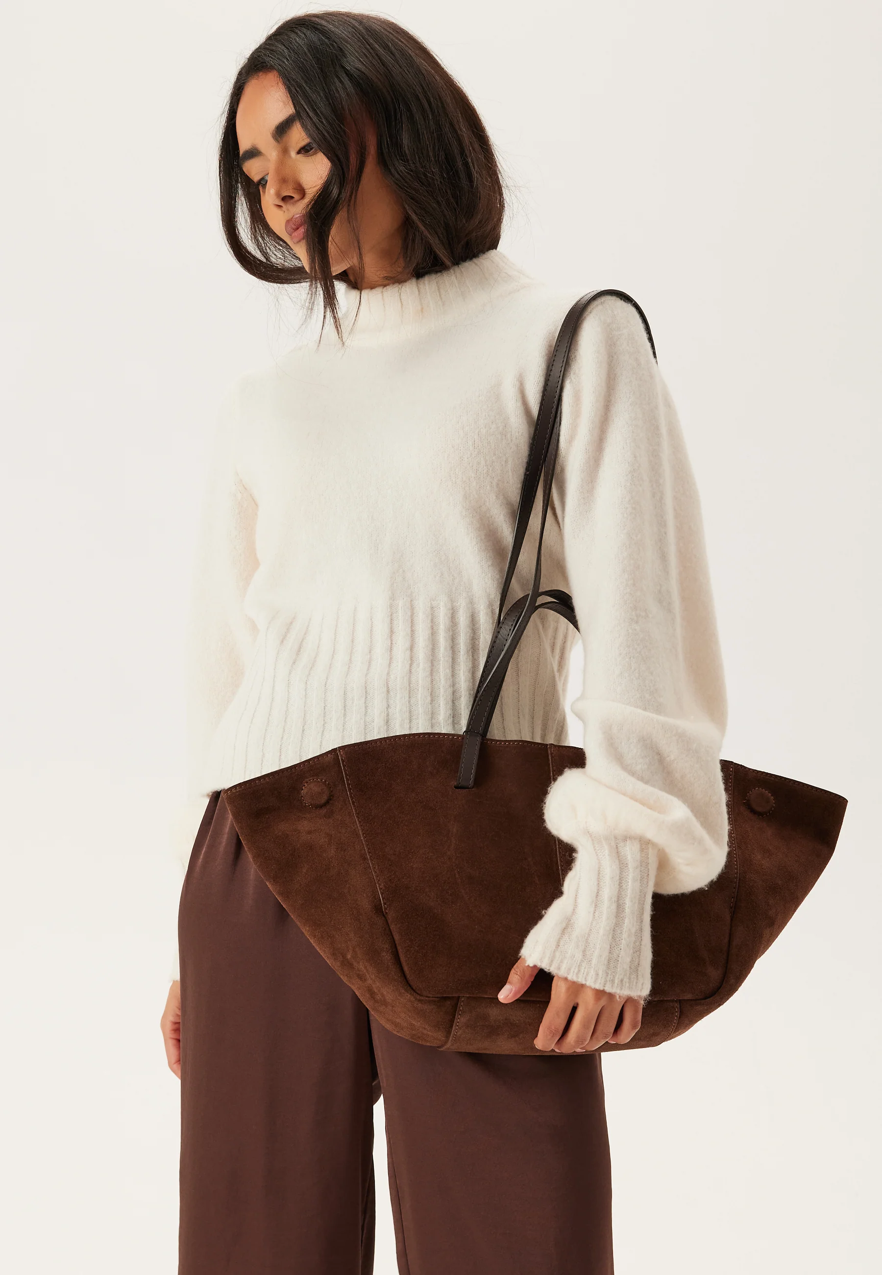 Nola Suede Handbag - Image 2