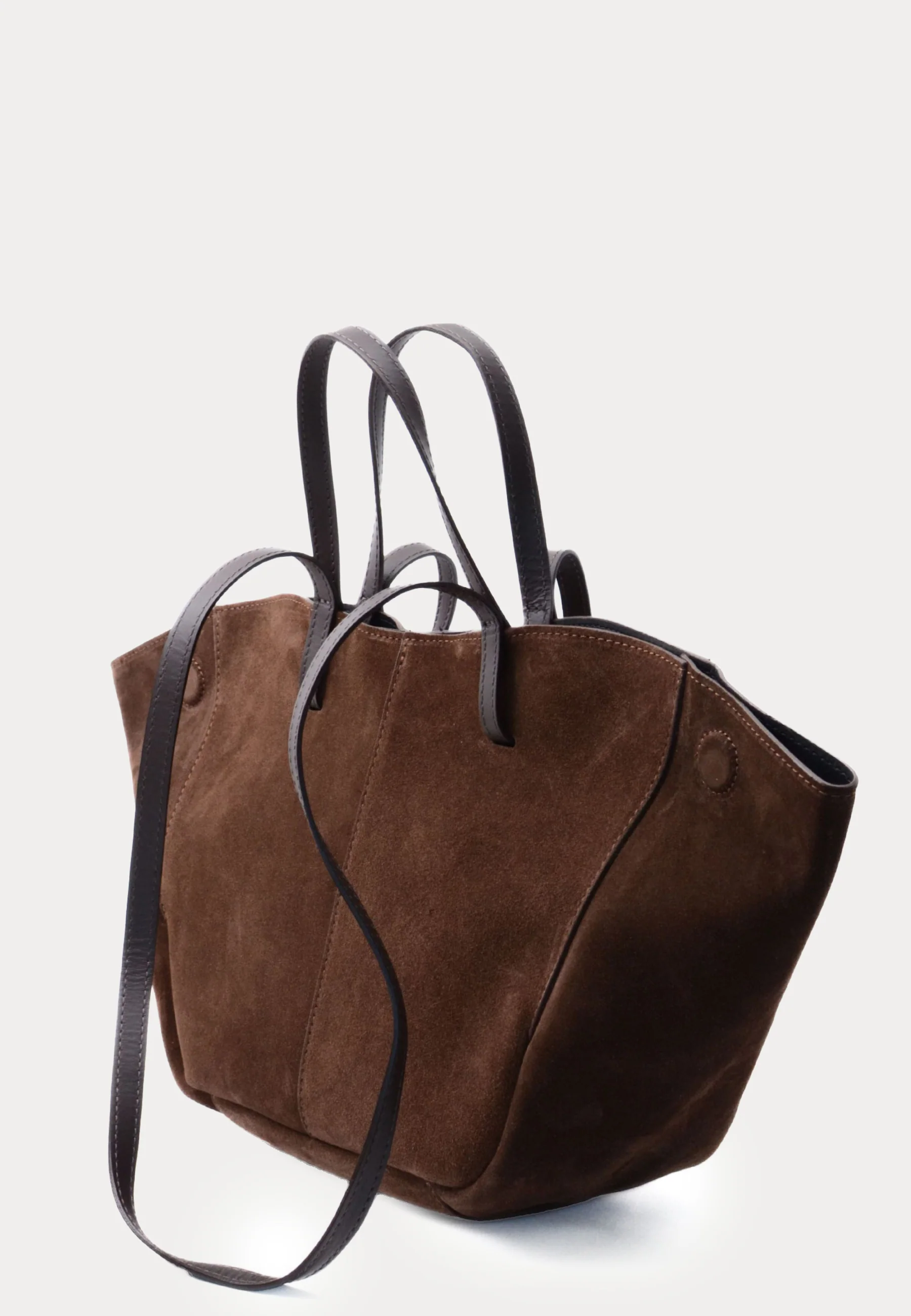 Nola XL Suede Handbag - Image 3