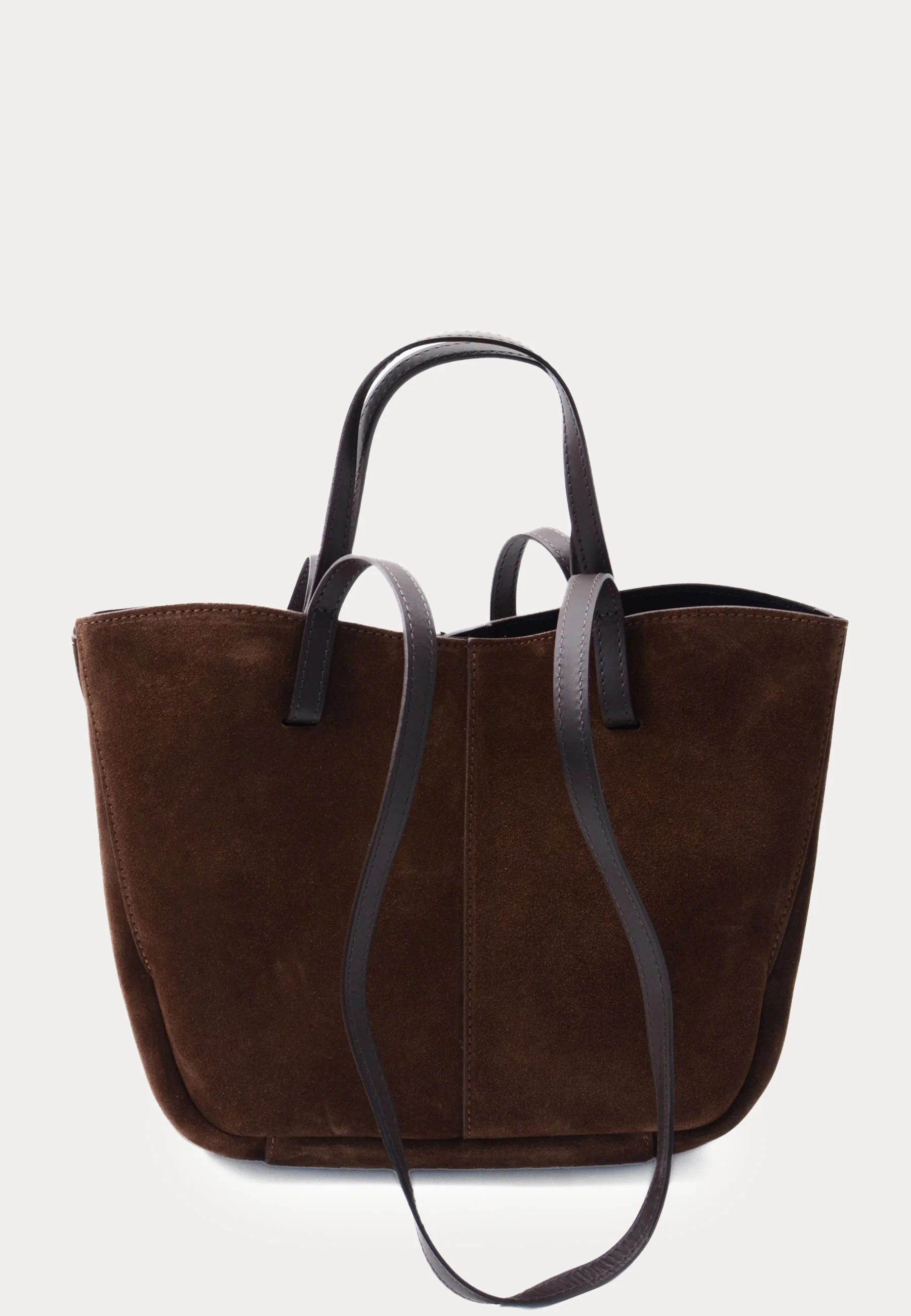 Nola XL Suede Handbag - Image 4