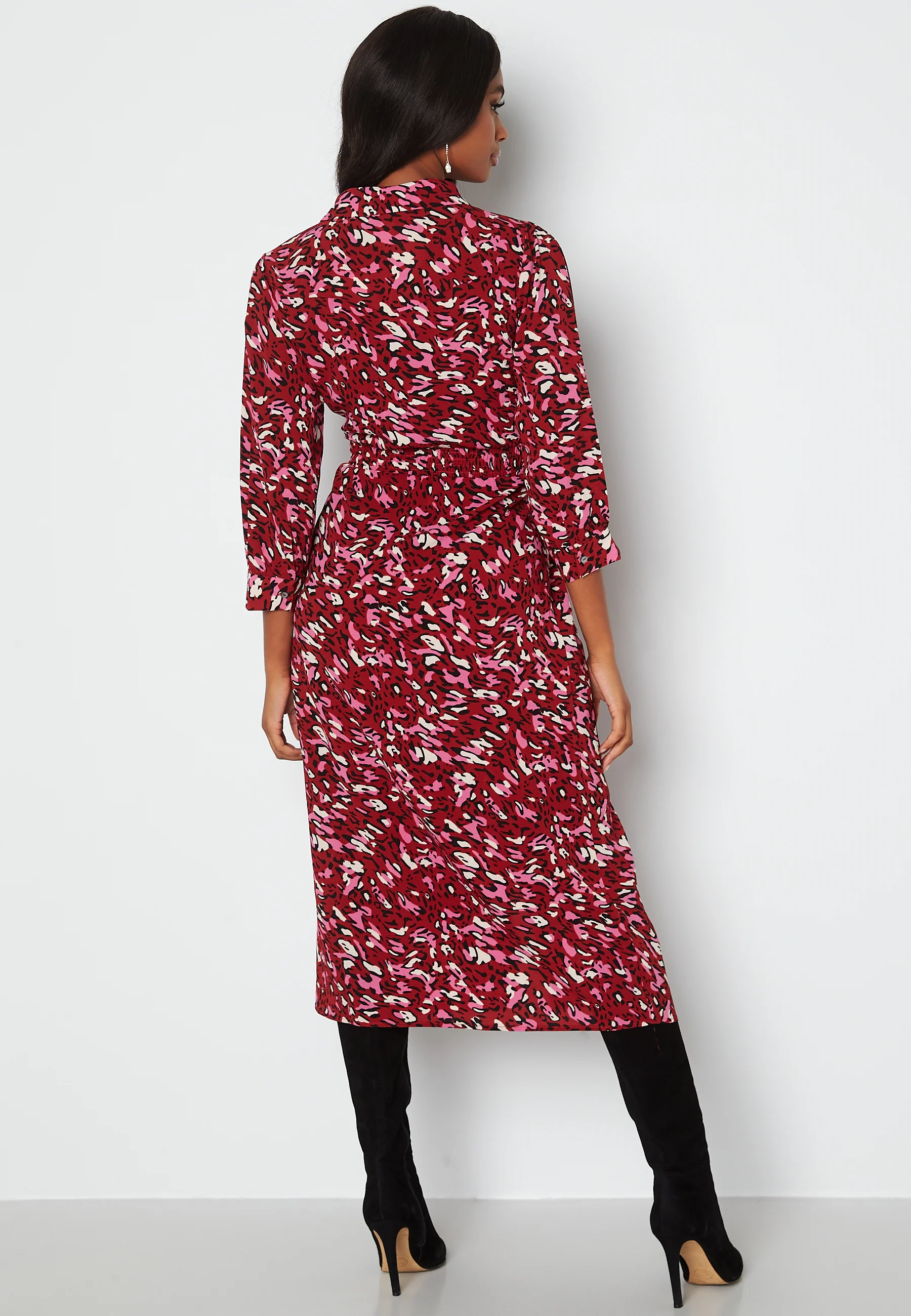 Nova Lux 3/4 Long Shirt Dress - Image 3