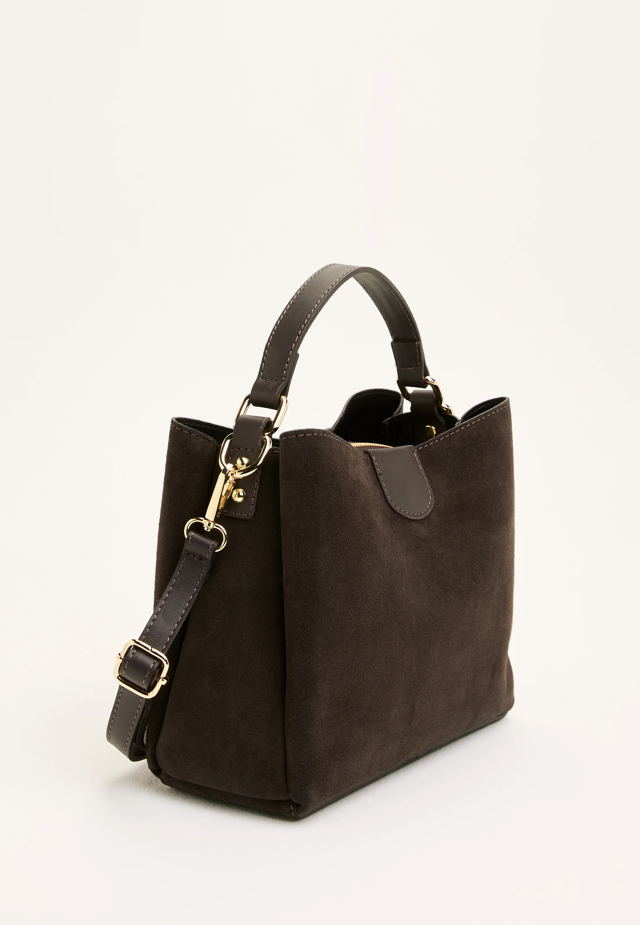 Novara Suede Handbag - Image 4