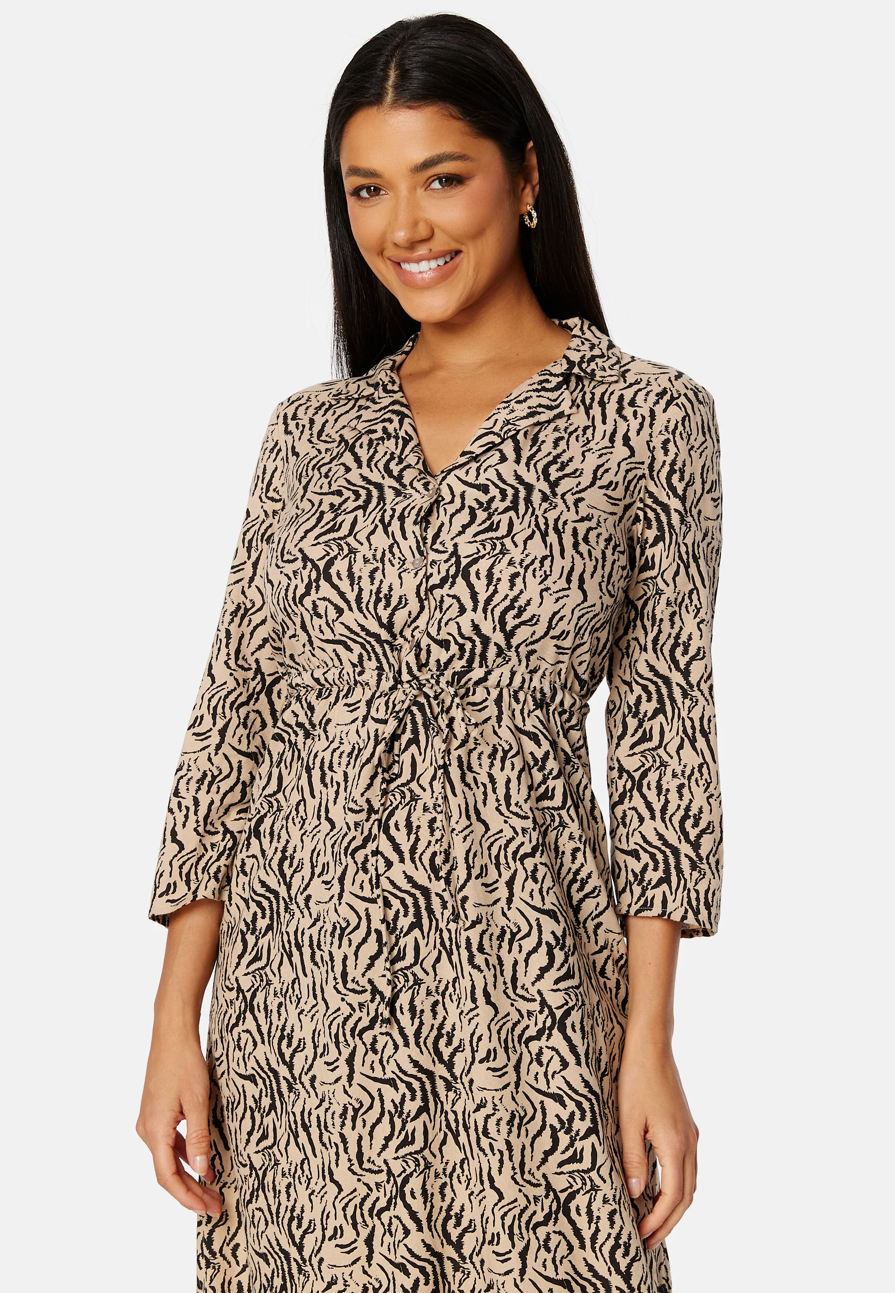 Nya 3/4 Midi Dress - Image 2
