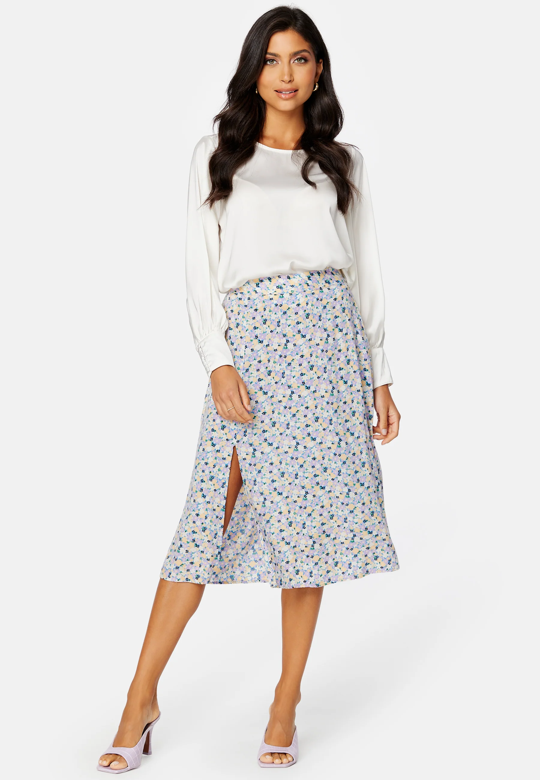 Nya HW Slit Midi Skirt - Image 2