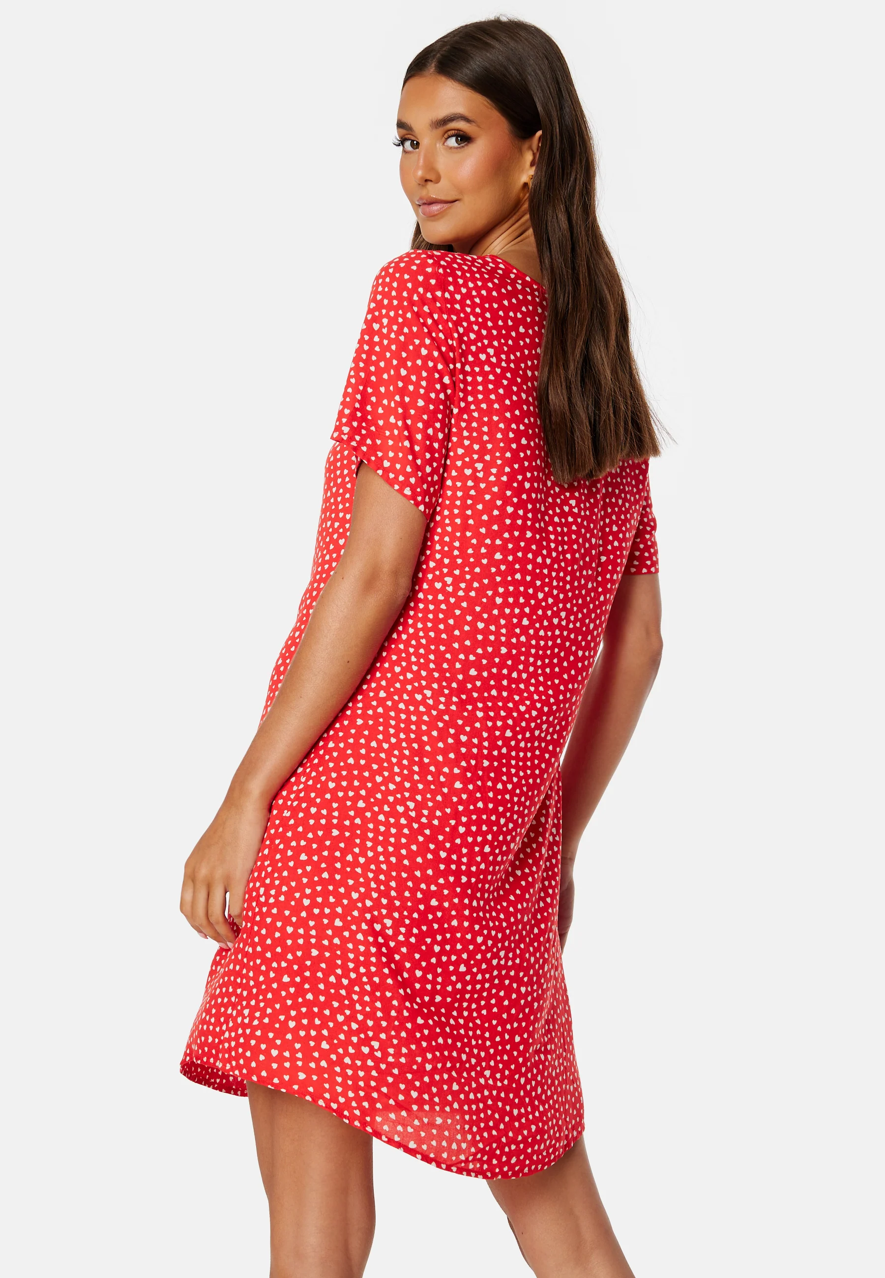 Nya SS V-Neck Short Dress - Image 3