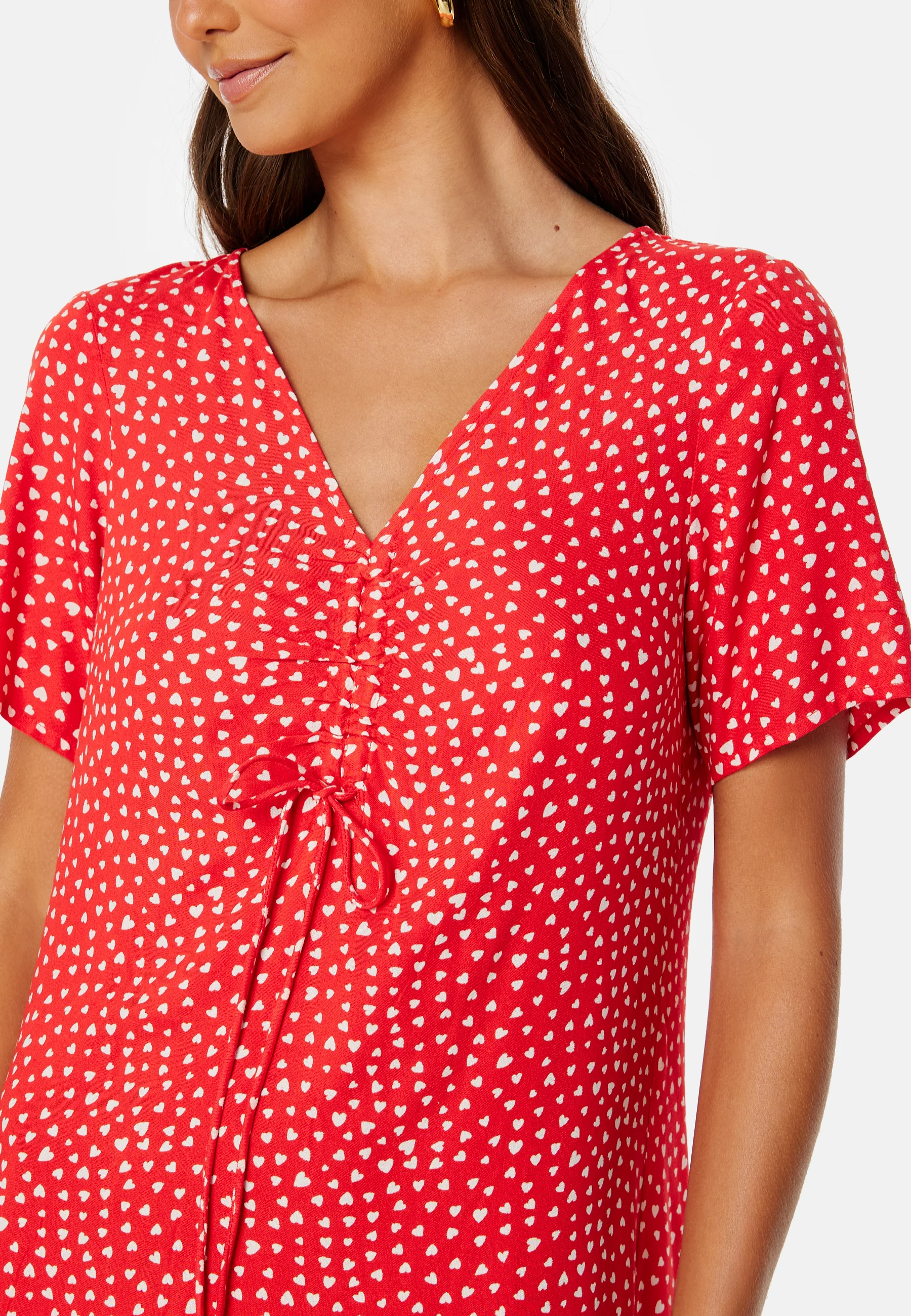 Nya SS V-Neck Short Dress - Image 4
