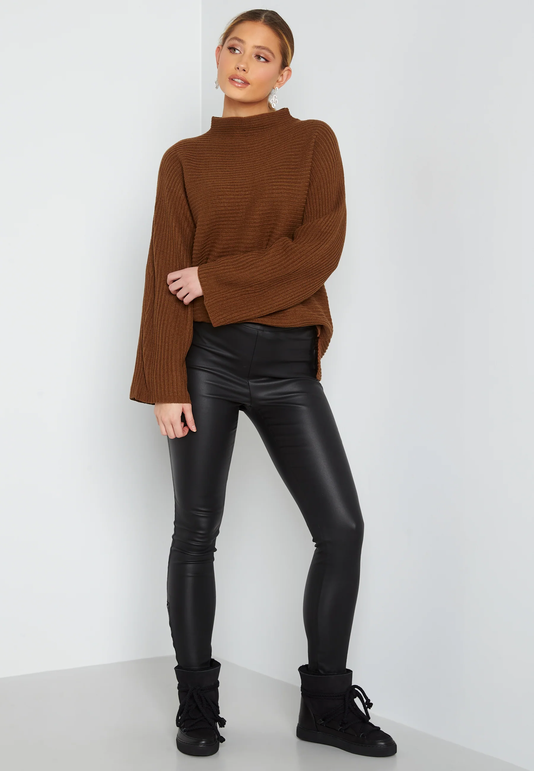 Oa Funnel Neck Knit Top - Image 2