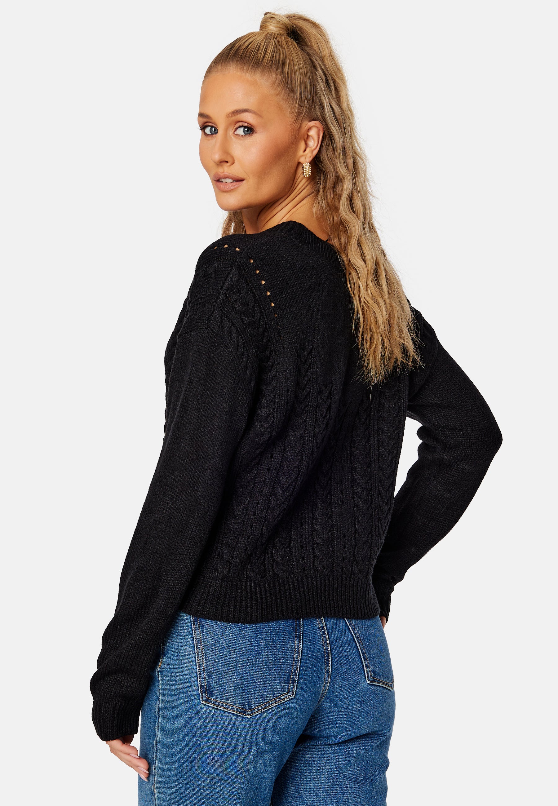 Oa L/S Cable Knit Cardigan - Image 3