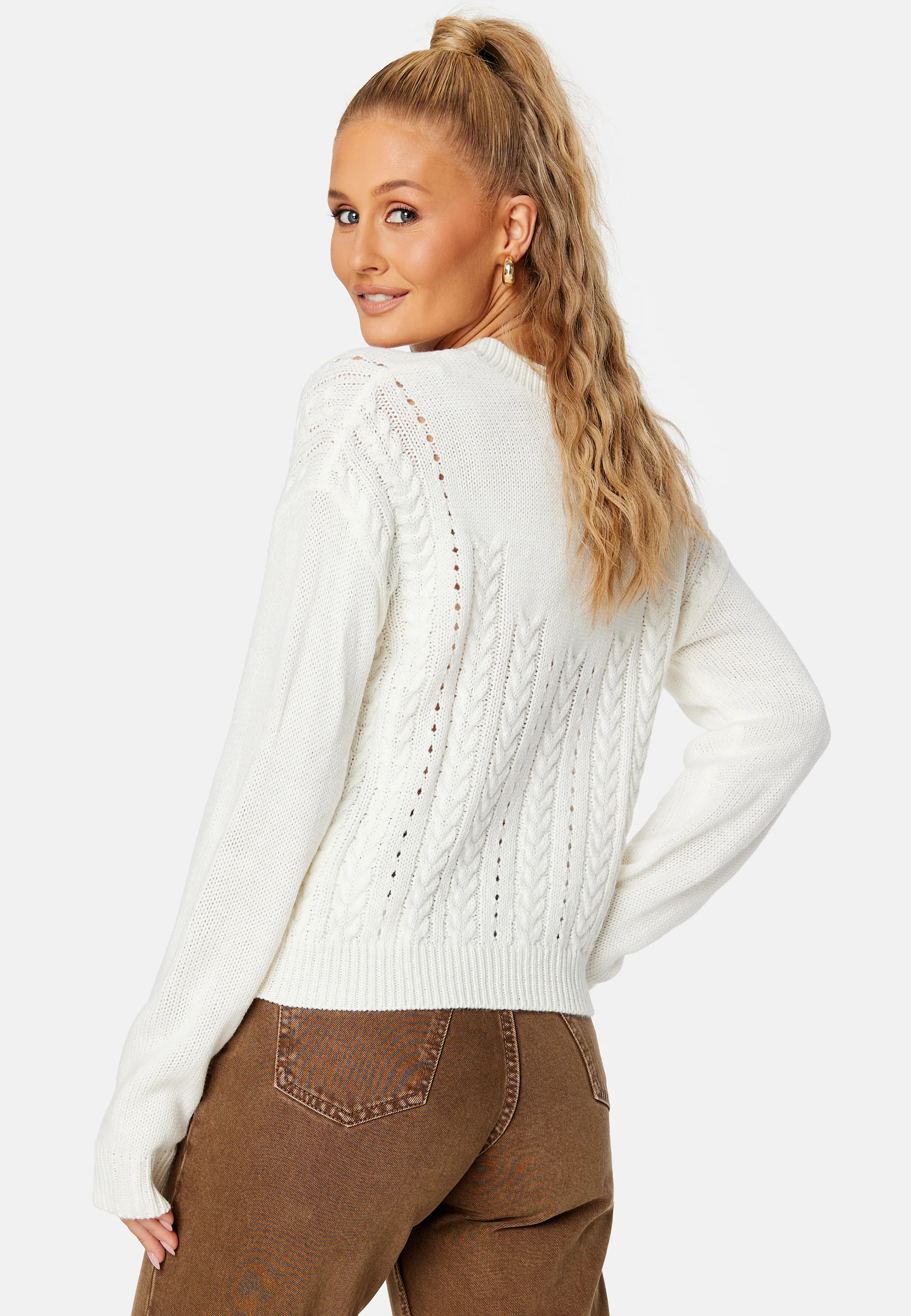 Oa L/S Cable Knit Cardigan - Image 3