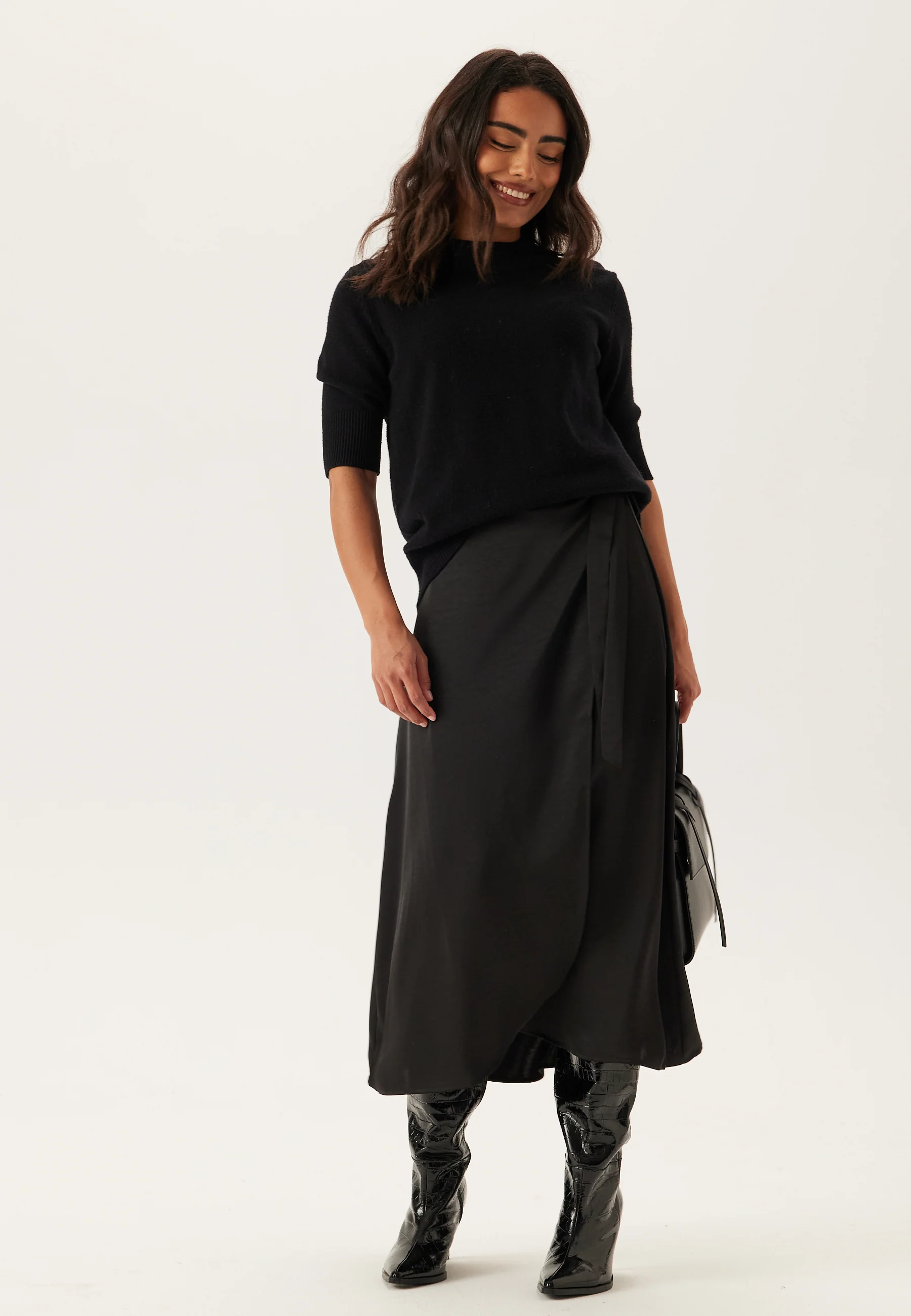 Objchilli Midi Wrap Skirt - Image 3