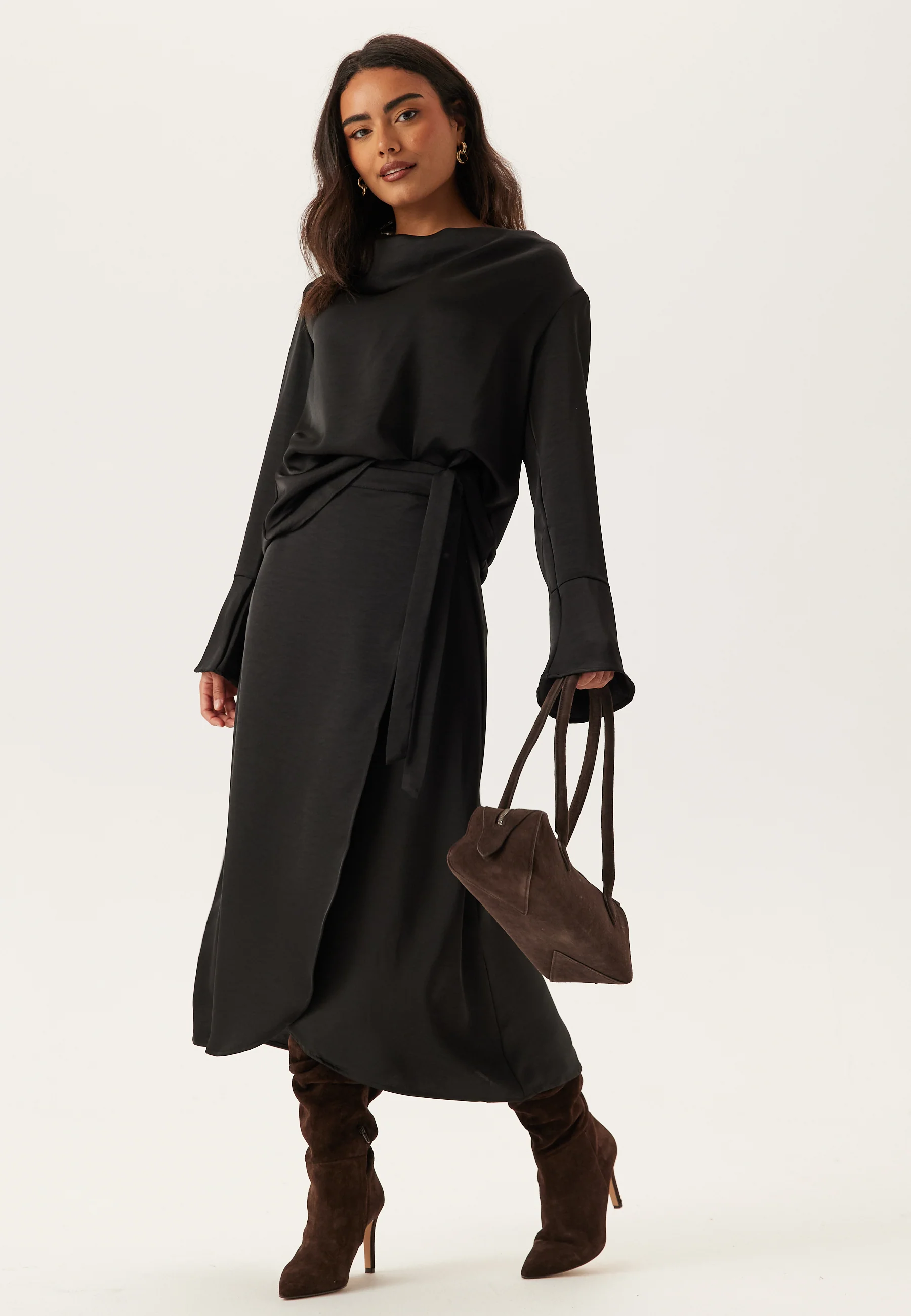 Objchilli Midi Wrap Skirt - Image 5
