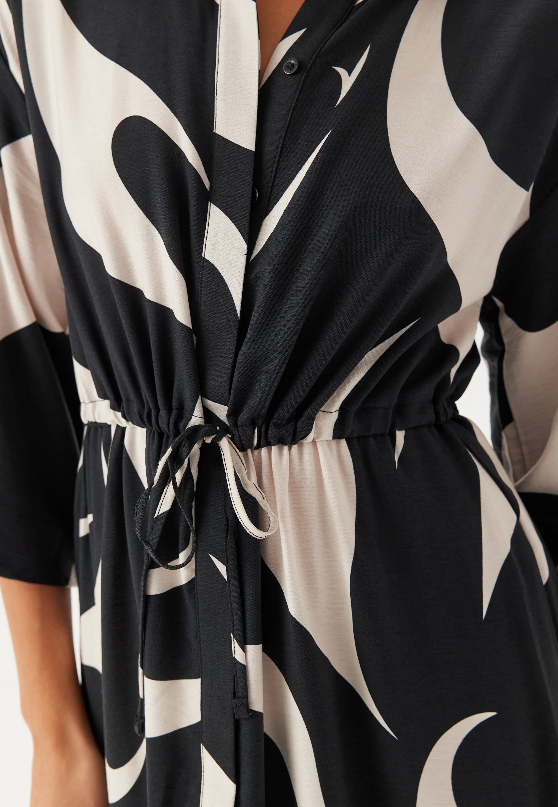Objdemia Lo 3/4 LONG SHIRT DRE - Image 3