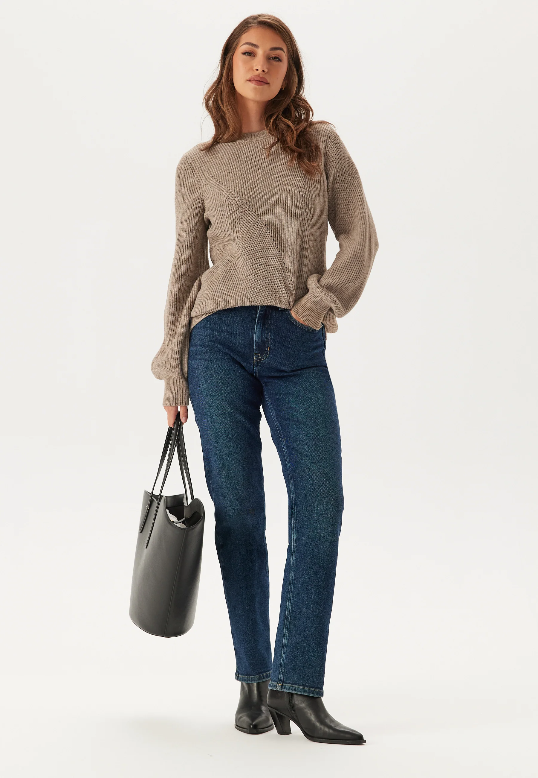 Objditte Re L/S KNIT PULLOVER - Image 3