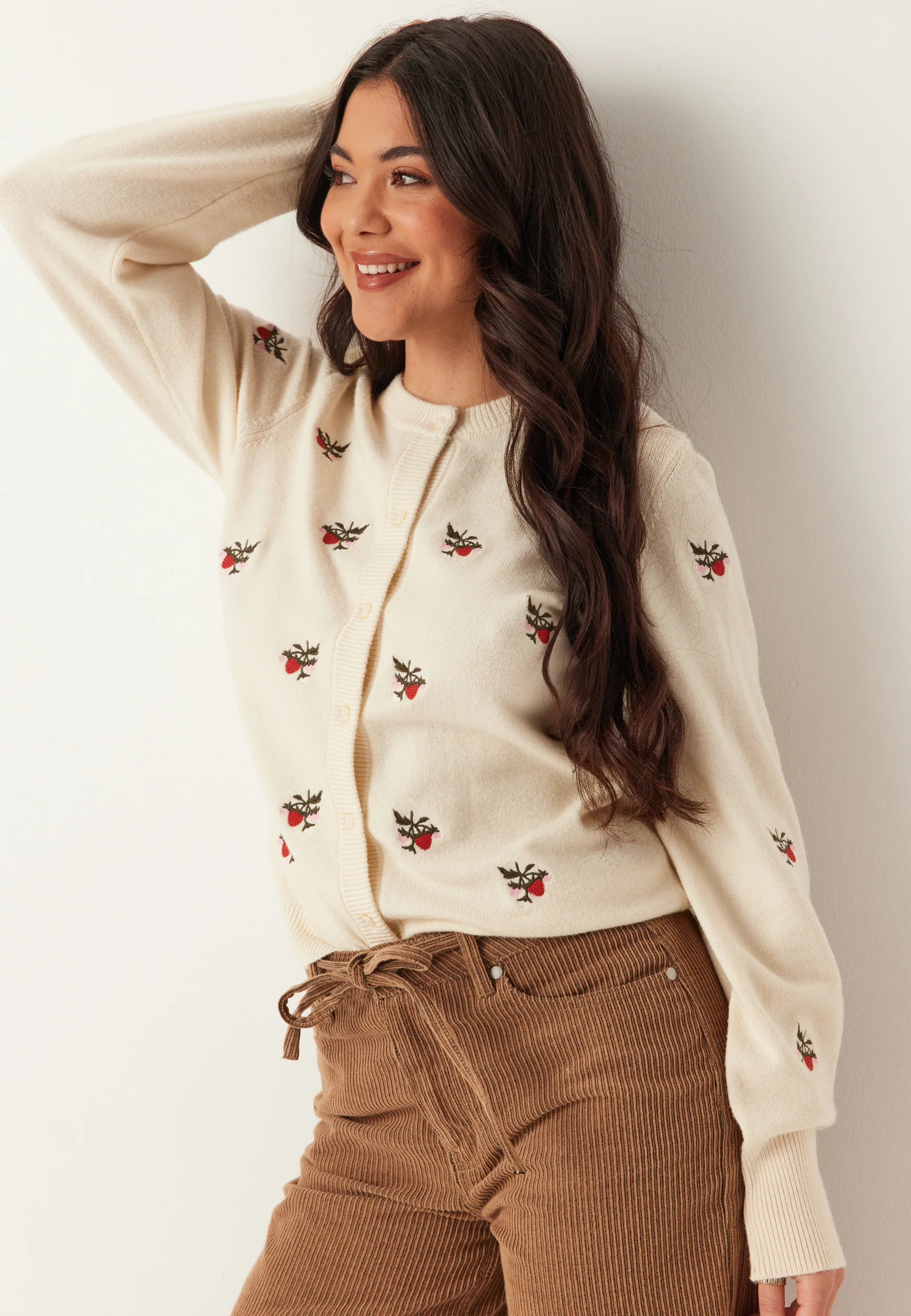 Objebba Thess L/S RE KNIT CARDIGAN - Image 5