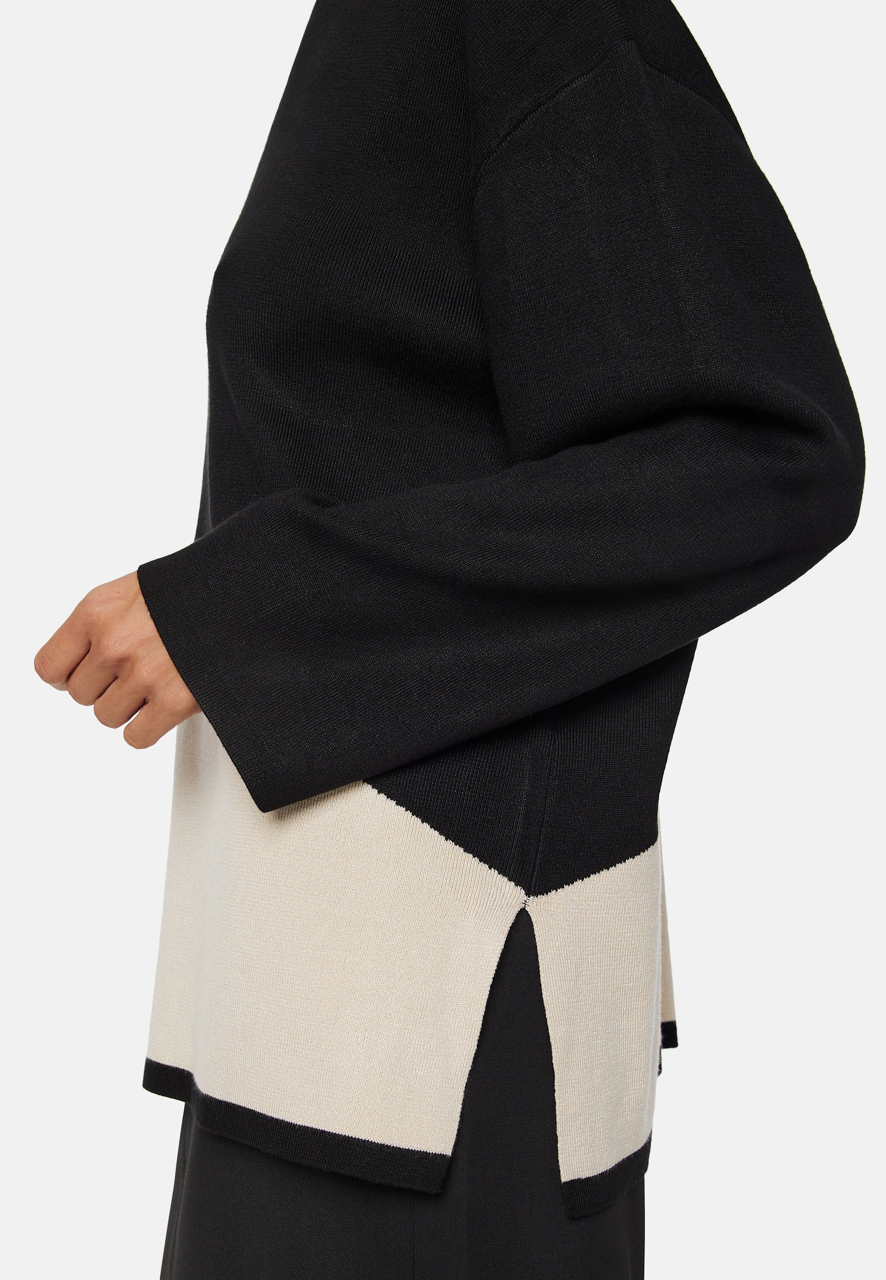 Objester Block L/S Knit Pullover - Image 4
