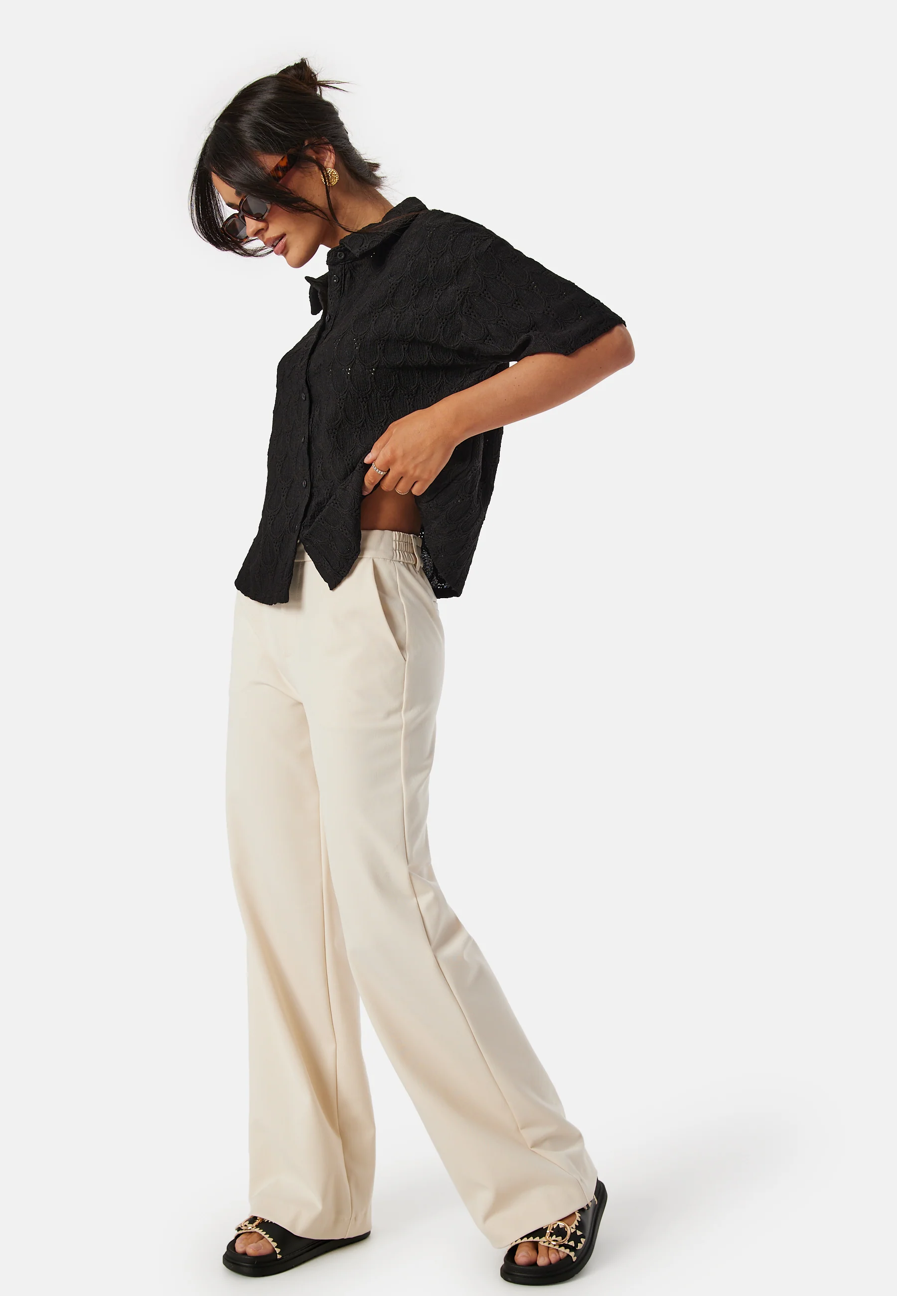 Objfeodora 2/4 sleeve shirt - Image 3