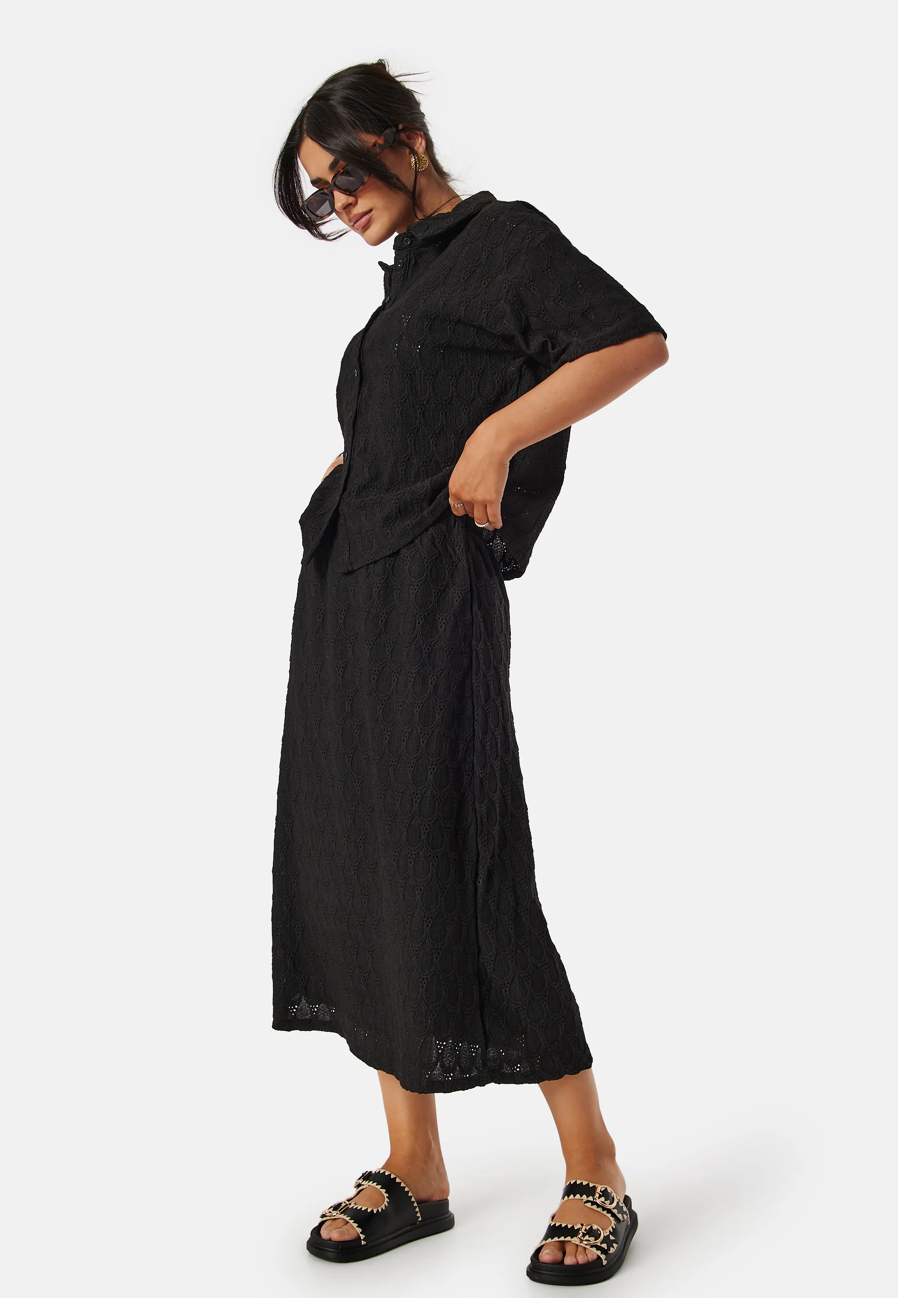 Objfeodora 2/4 sleeve shirt - Image 5