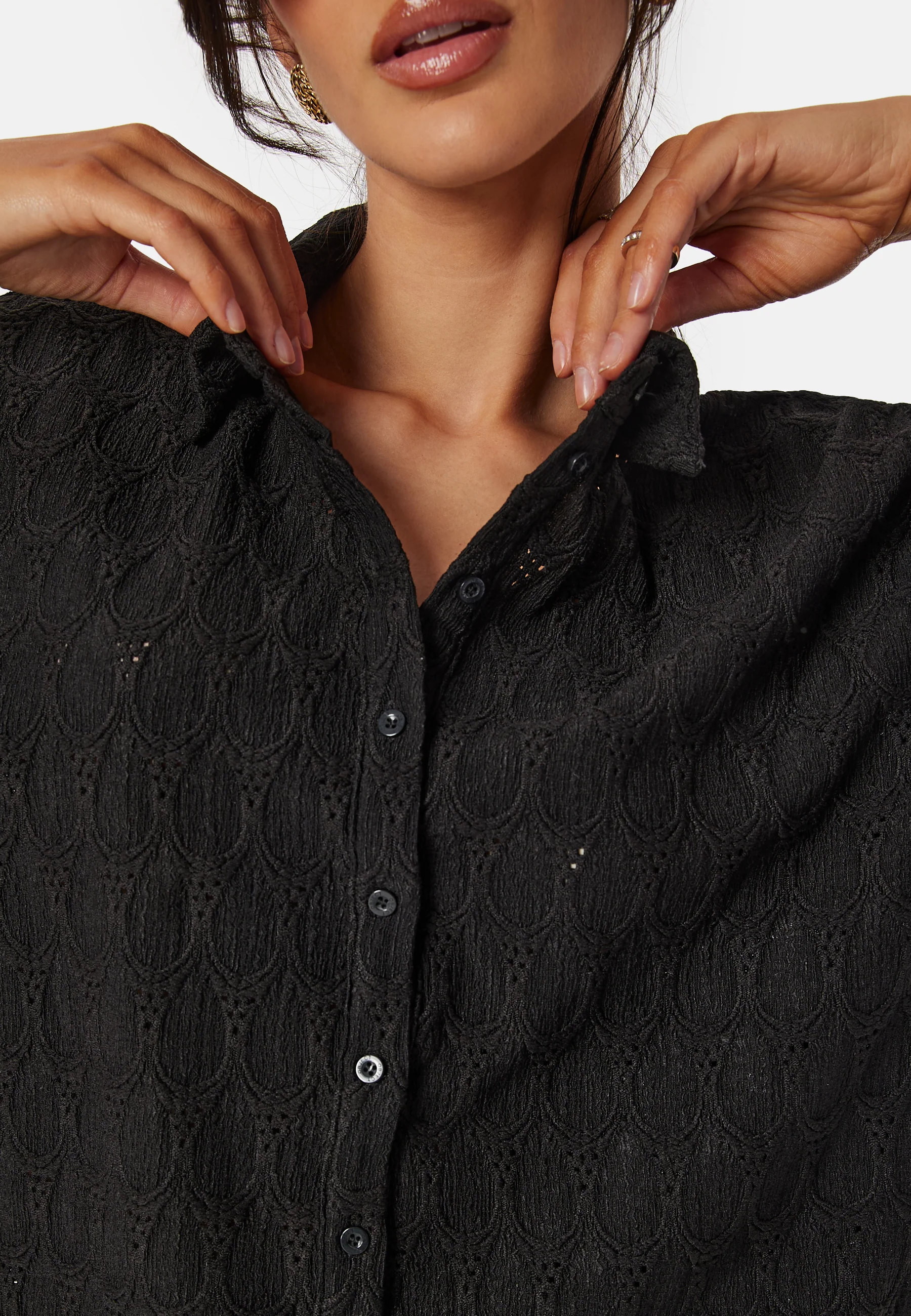 Objfeodora 2/4 sleeve shirt - Image 6