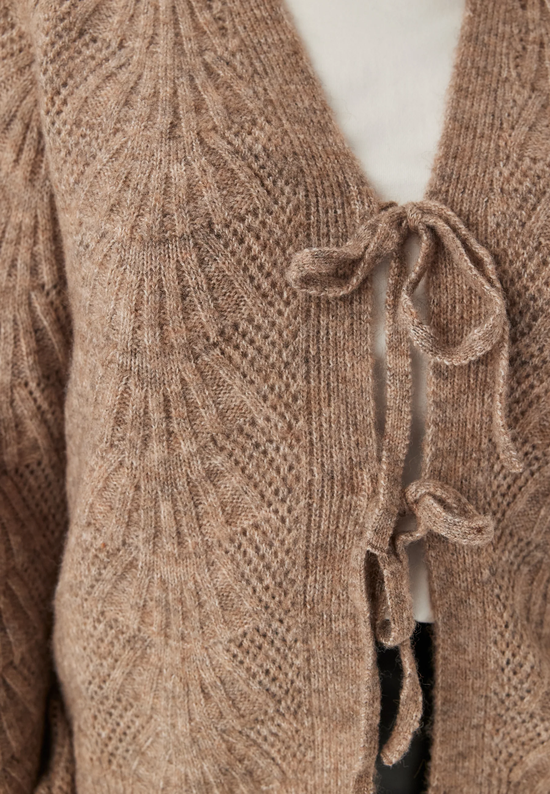Objflora Re L/S KNIT CARDIGAN - Image 4