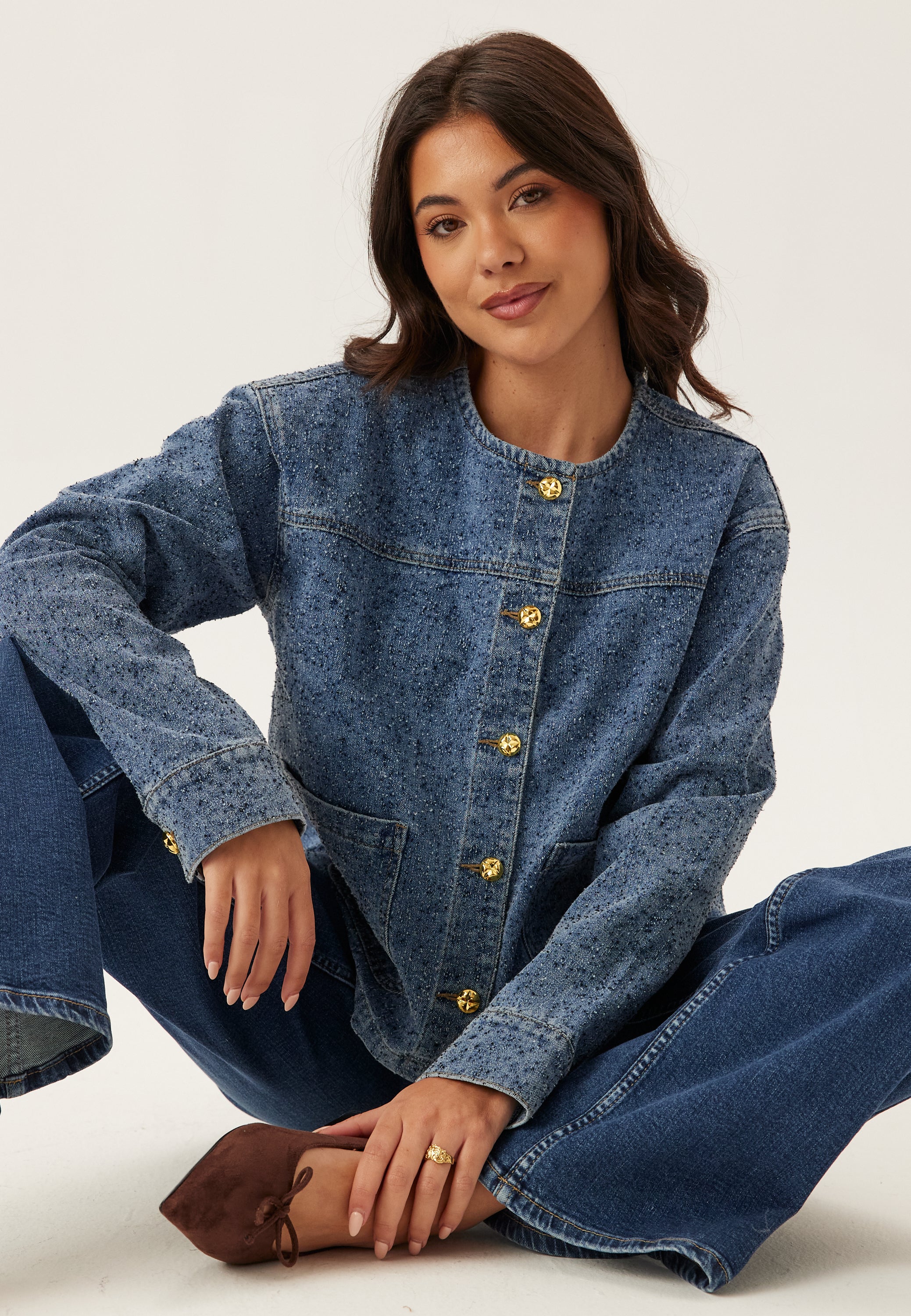 Objfrida L/S RE DENIM JACKET