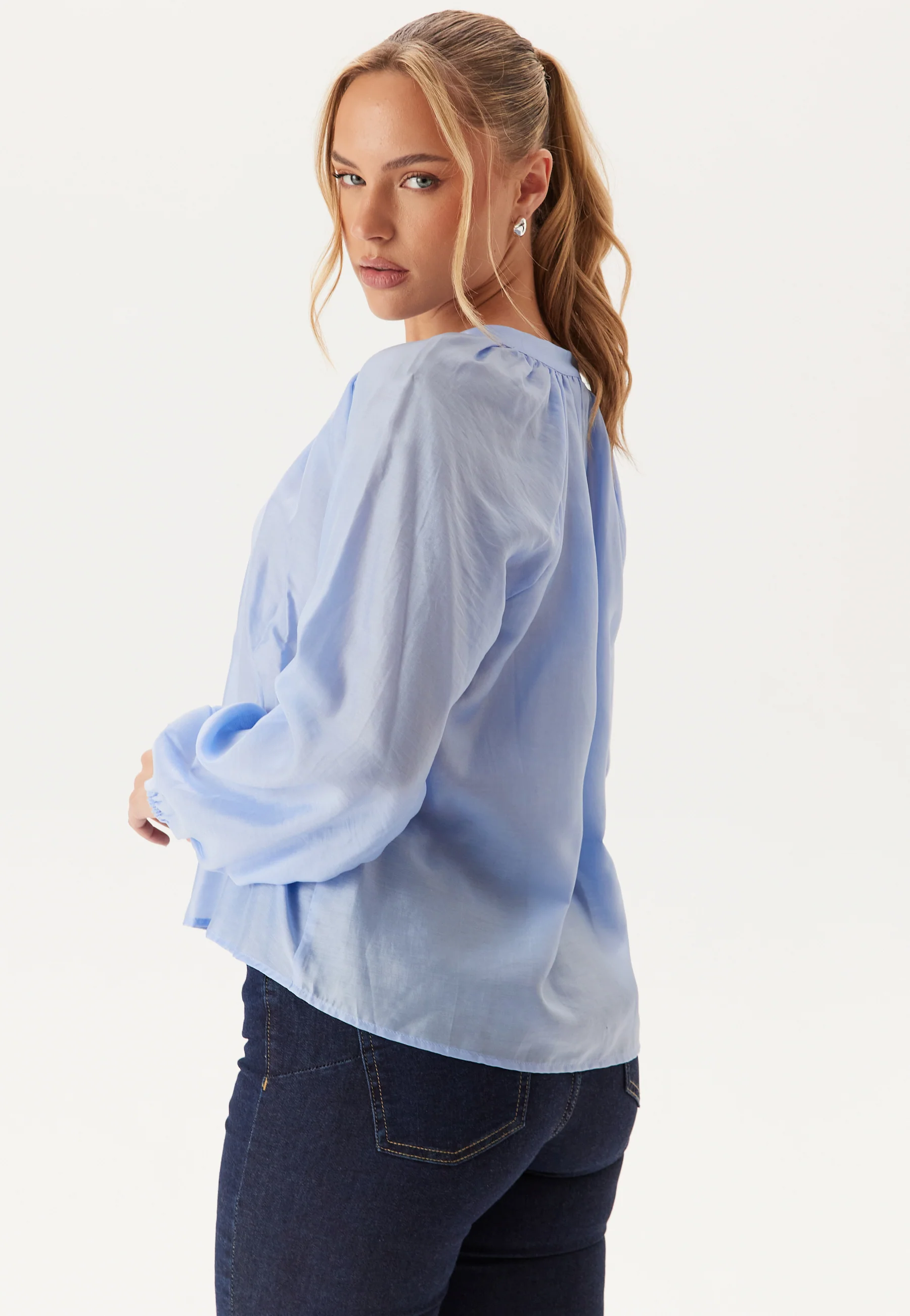 Objheidi L/S LO V-NECK TOP LO - Image 4