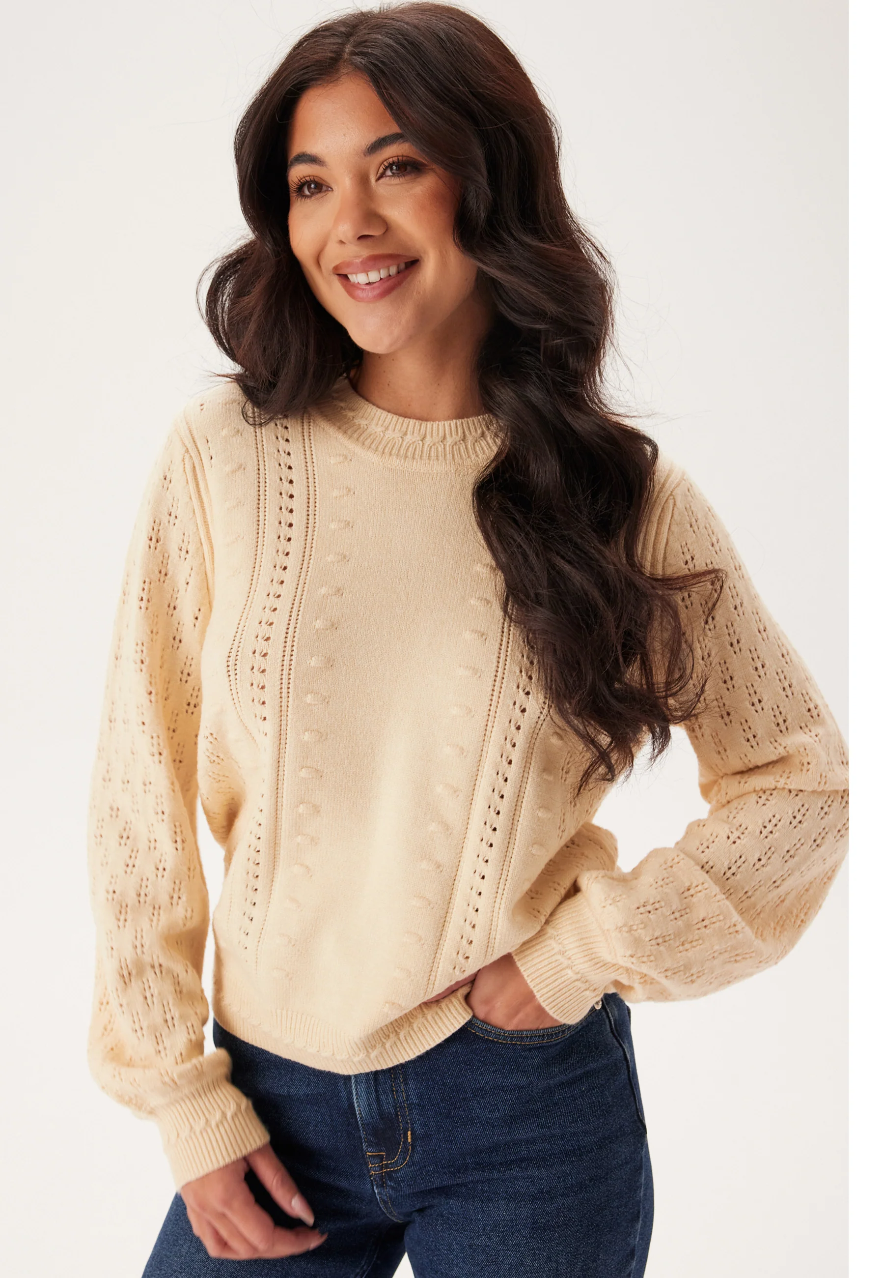 Objinge L/S RE O-NECK KNIT  RE
