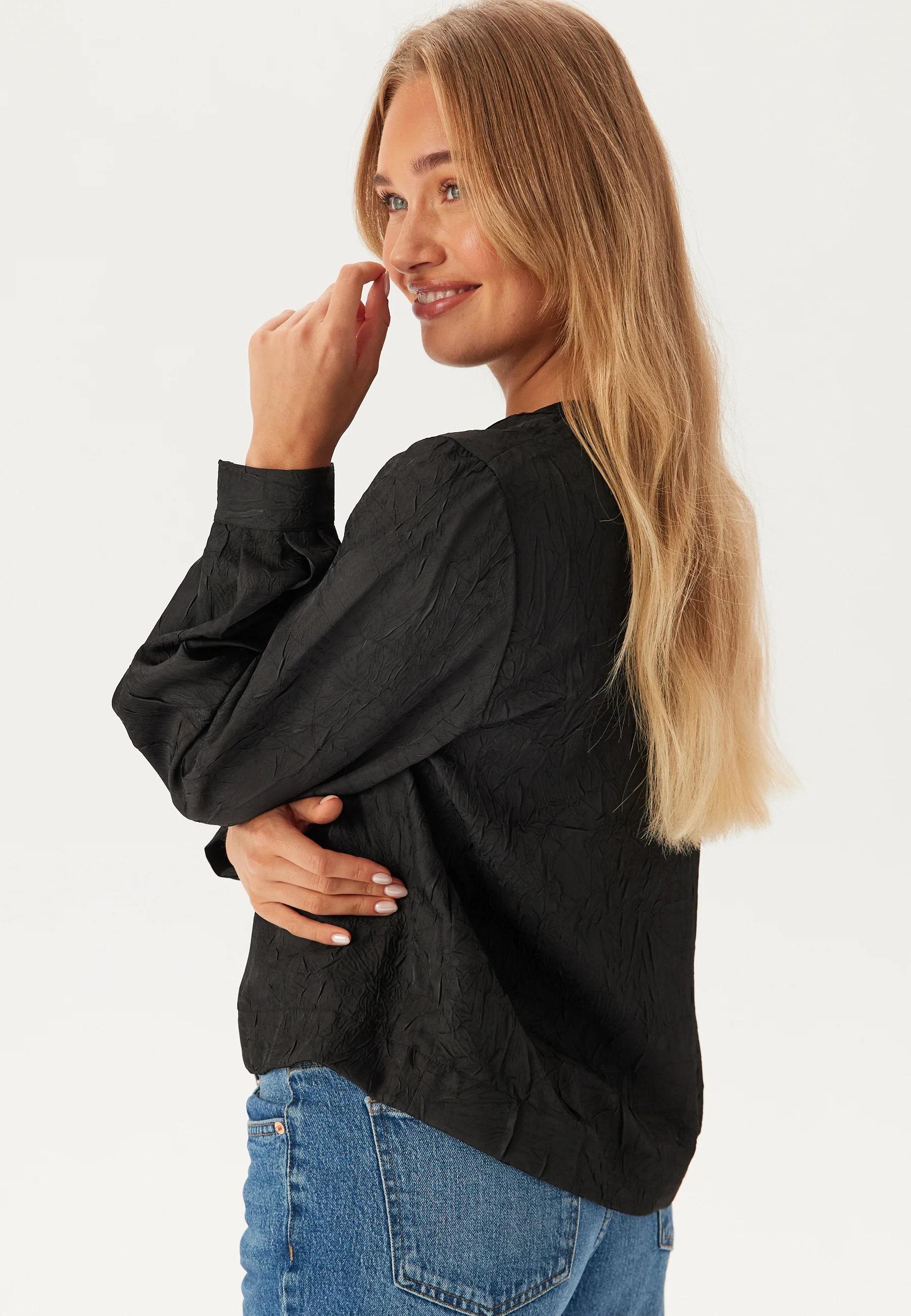 Objjohnson Re L/S V-NECK TOP - Image 2