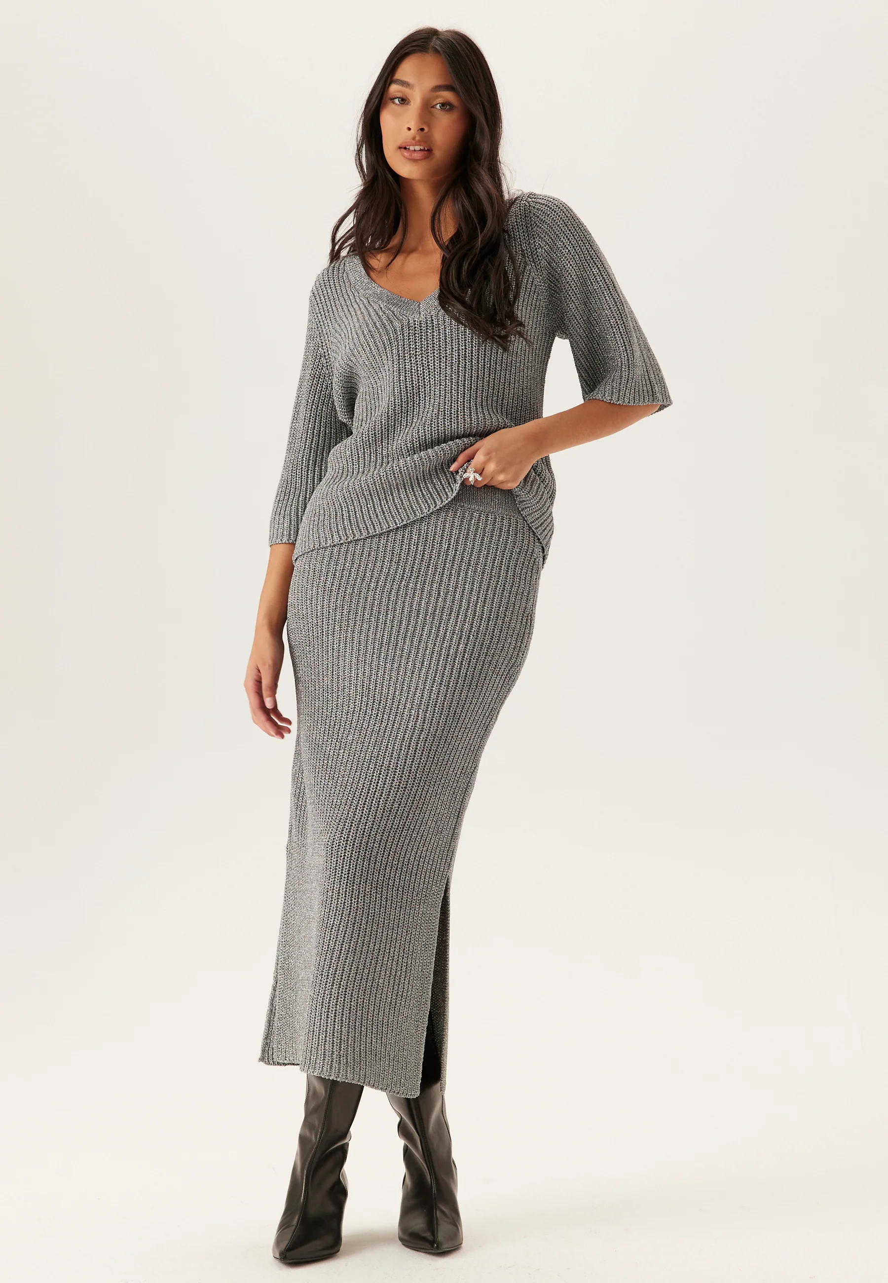 Objkora Knit Mw Re Skirt - Image 6