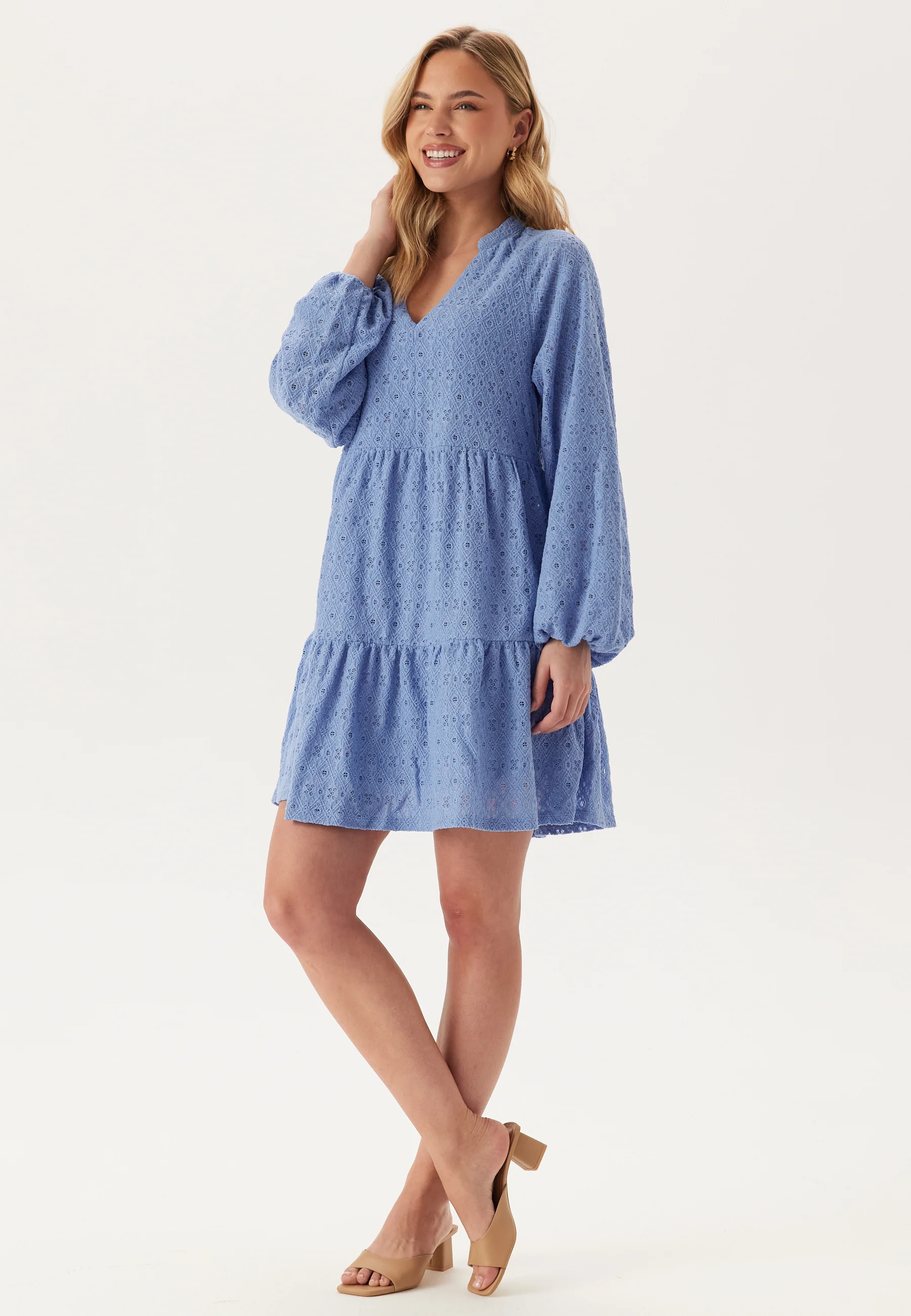 Objlaila Gia L/S Re Short Dress - Image 3