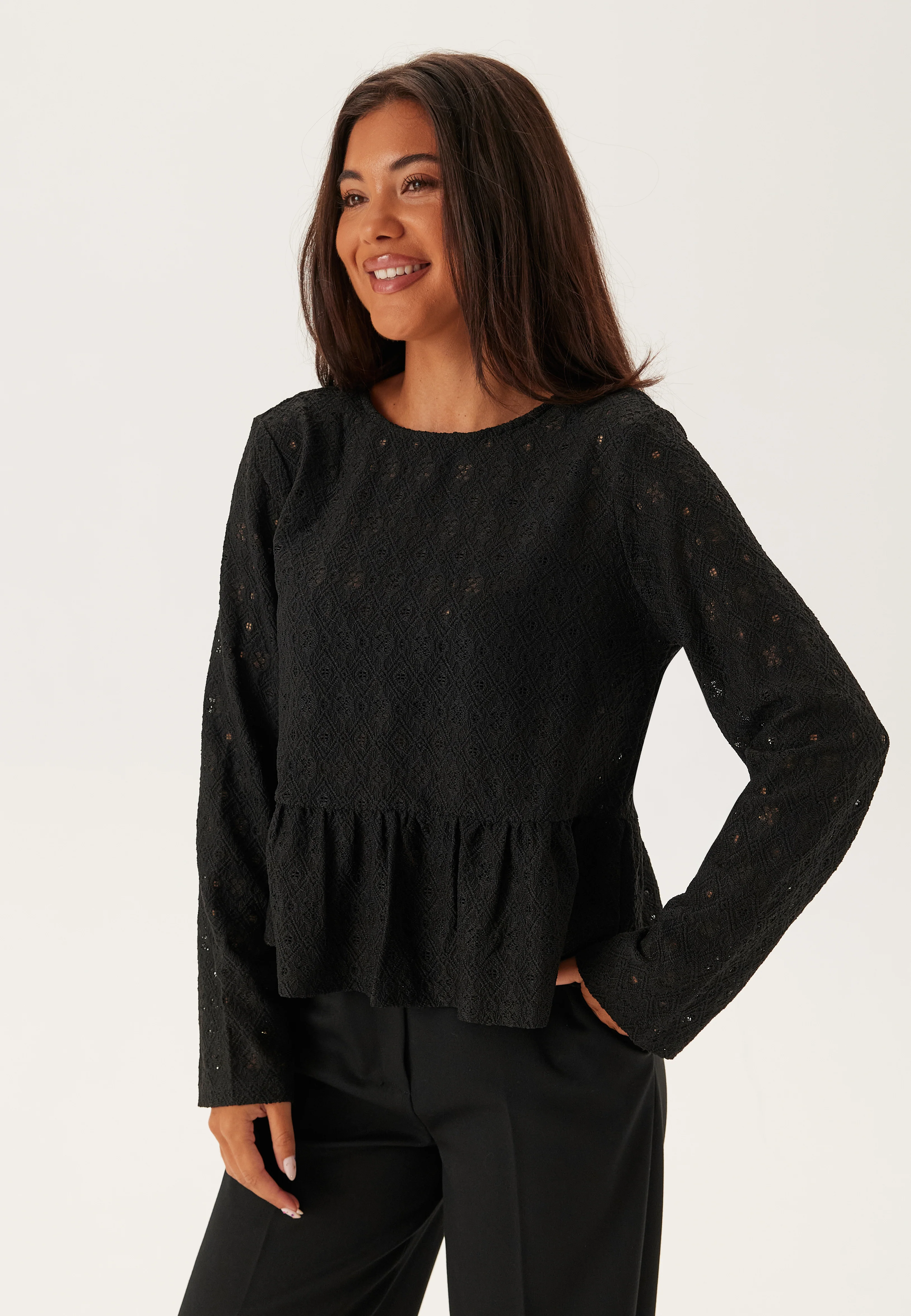 Objlaila L/S Re Tie Top - Image 2