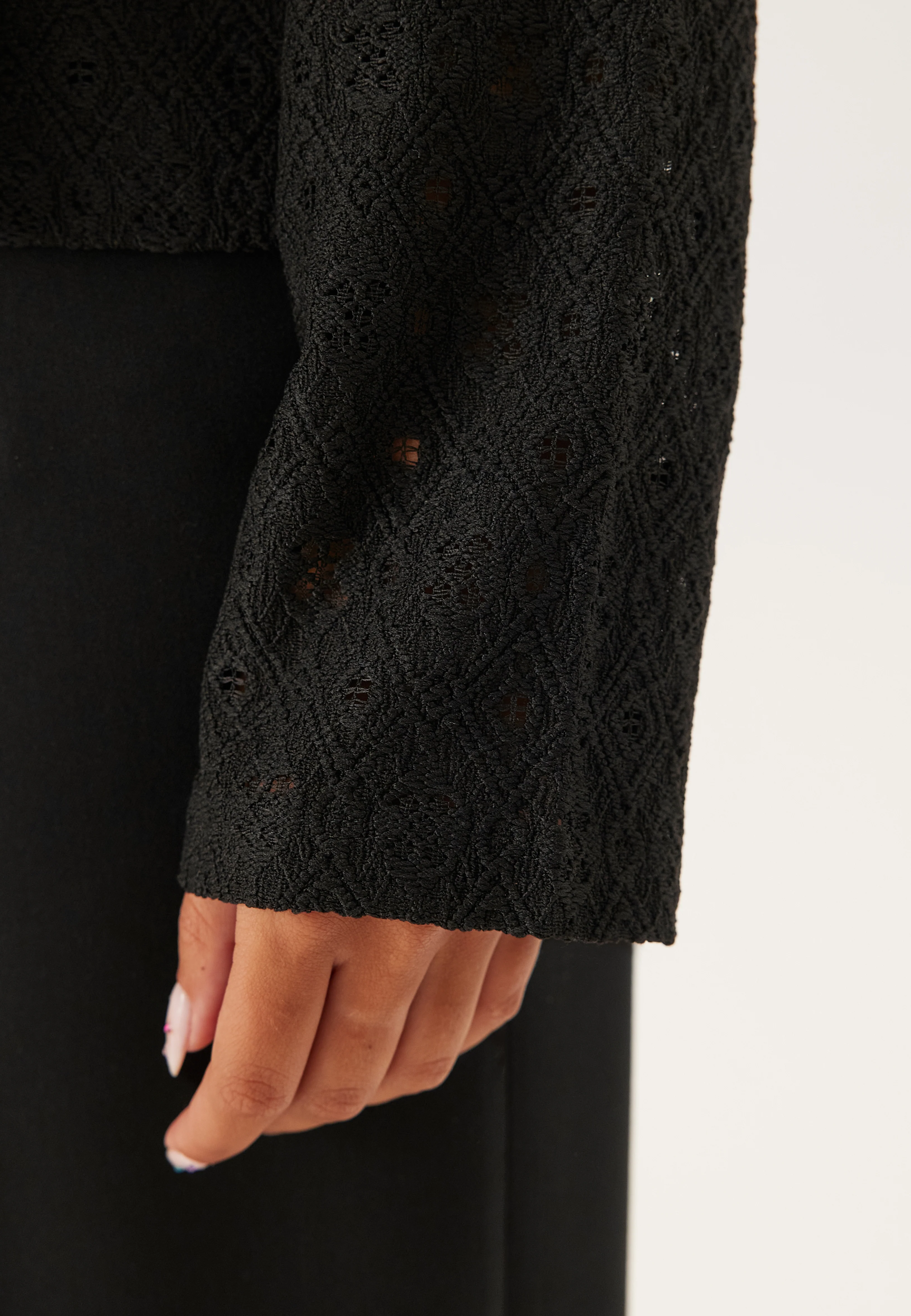 Objlaila L/S Re Tie Top - Image 6