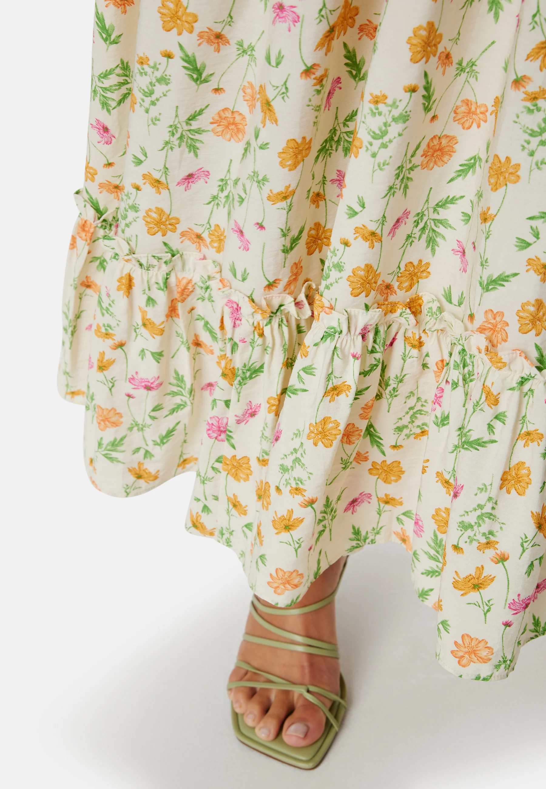 Objlorena New S/S LONG DRESS - Image 4