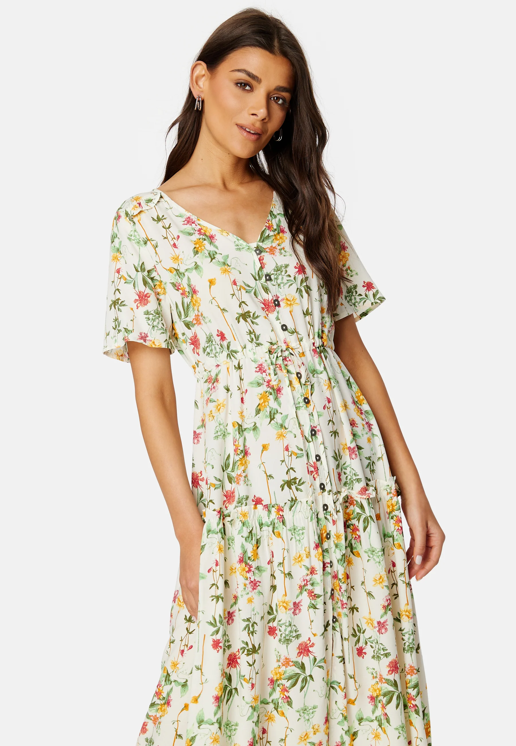 Objlorena S/S Long Dress - Image 3