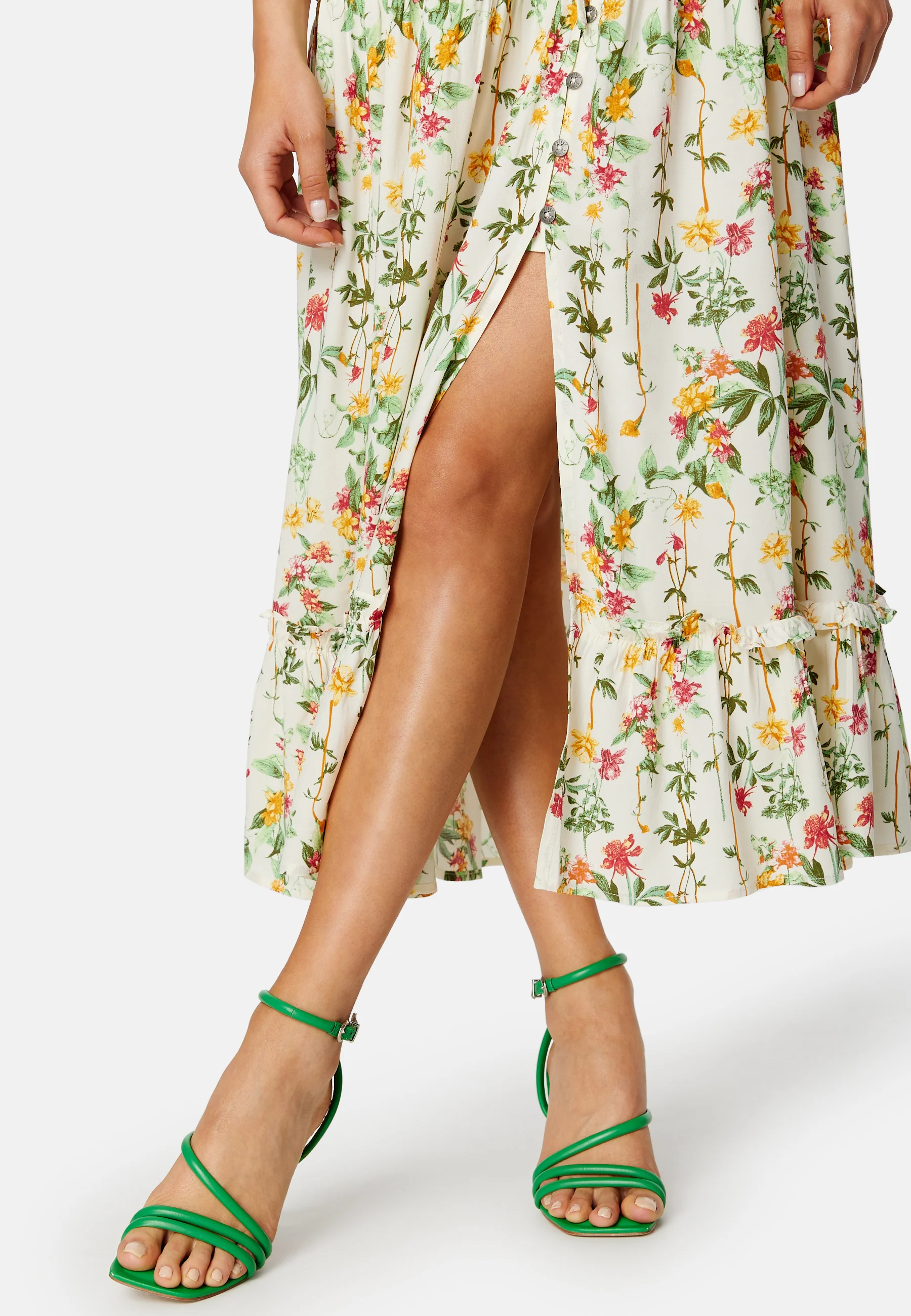Objlorena S/S Long Dress - Image 5