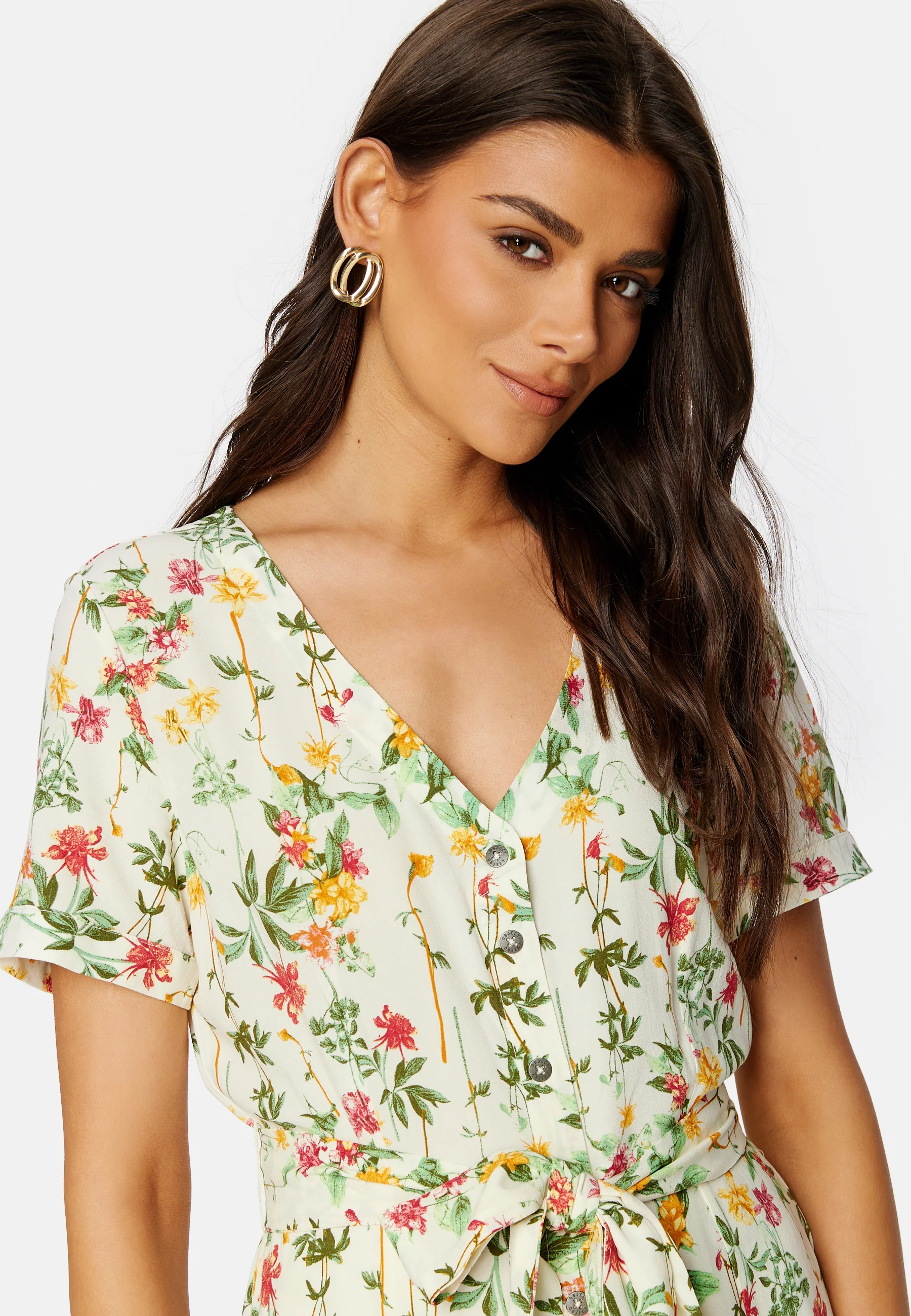 Objlorena S/S Short Dress - Image 4