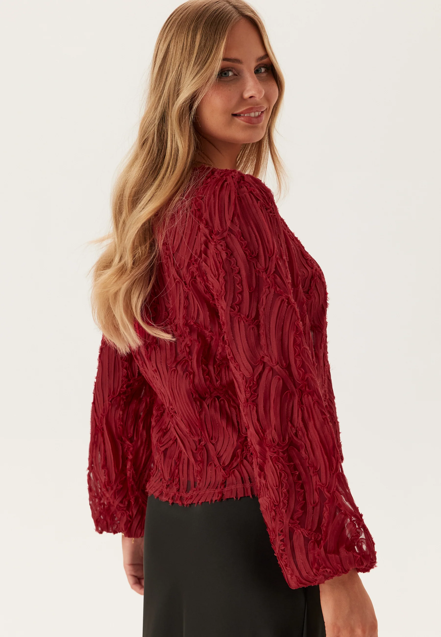 Objlucie L/S RE O-NECK TOP - Image 2