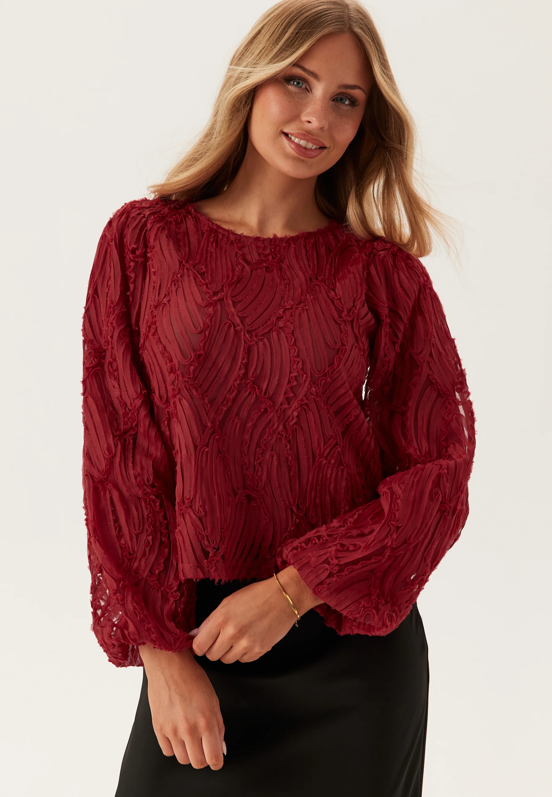 Objlucie L/S RE O-NECK TOP - Image 4