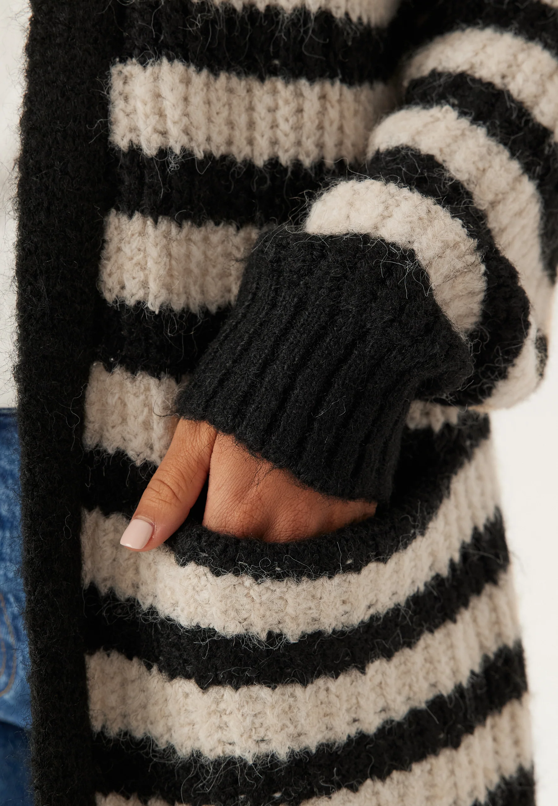Objmilu Ls Lo Long Knit Cardig - Image 4