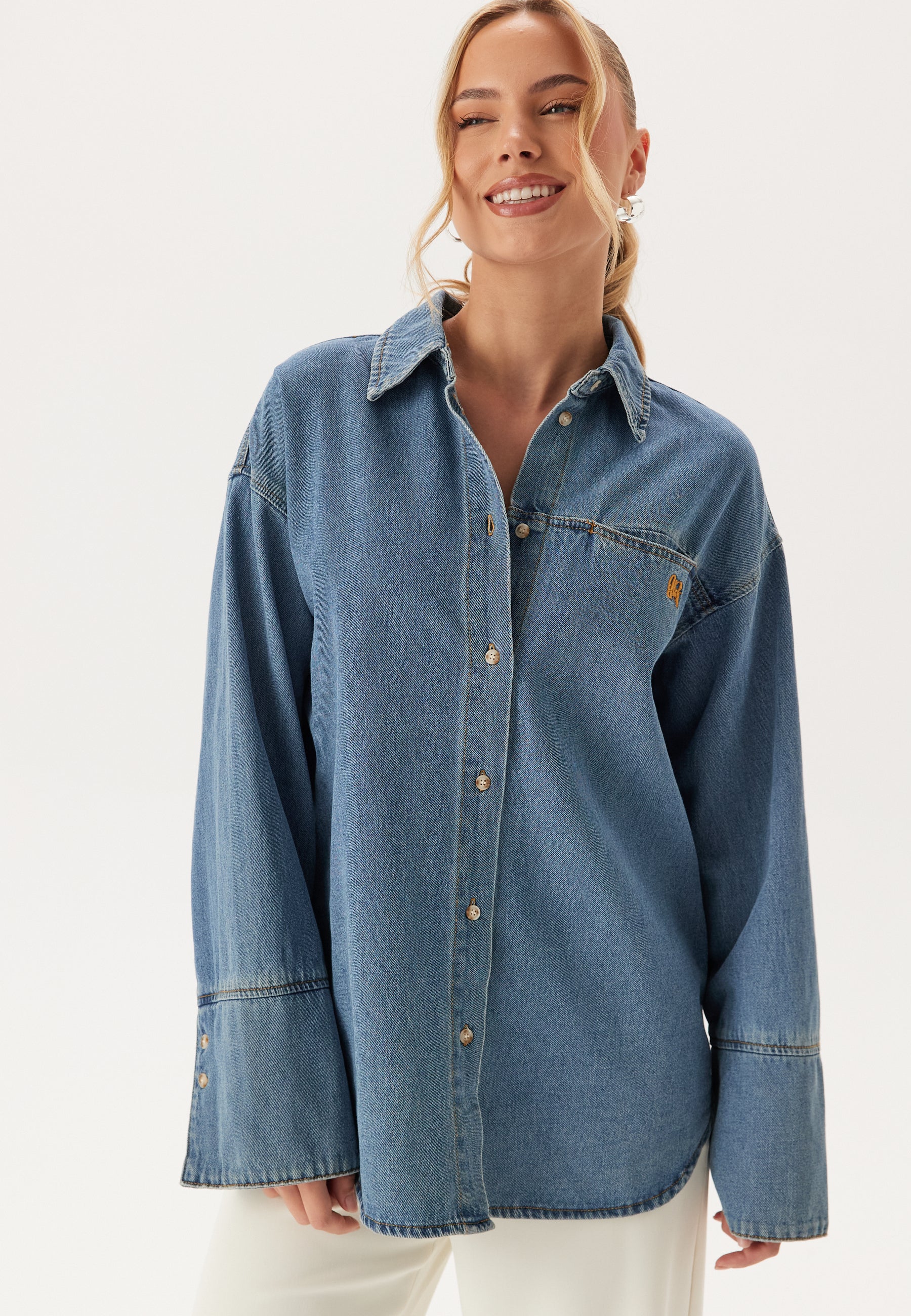 Objneel Lo L/S DENIM SHIRT - Image 2