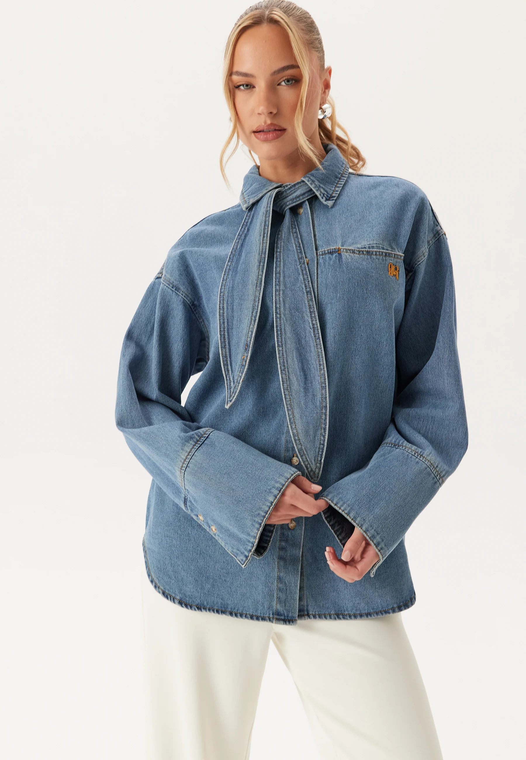 Objneel Lo L/S DENIM SHIRT - Image 4
