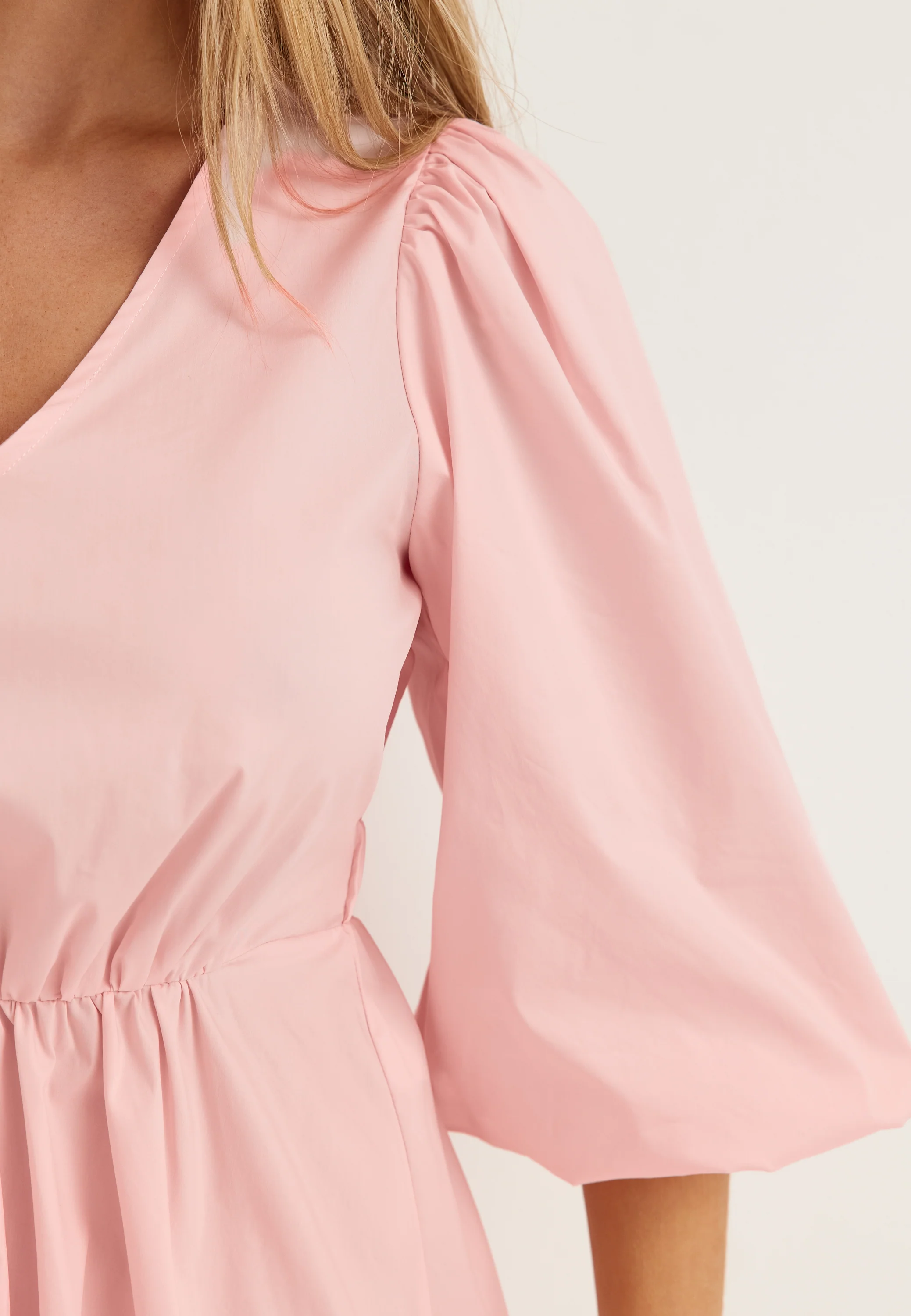 Objpaige 2/4 RE VNECK MIDI DRESS - Image 5