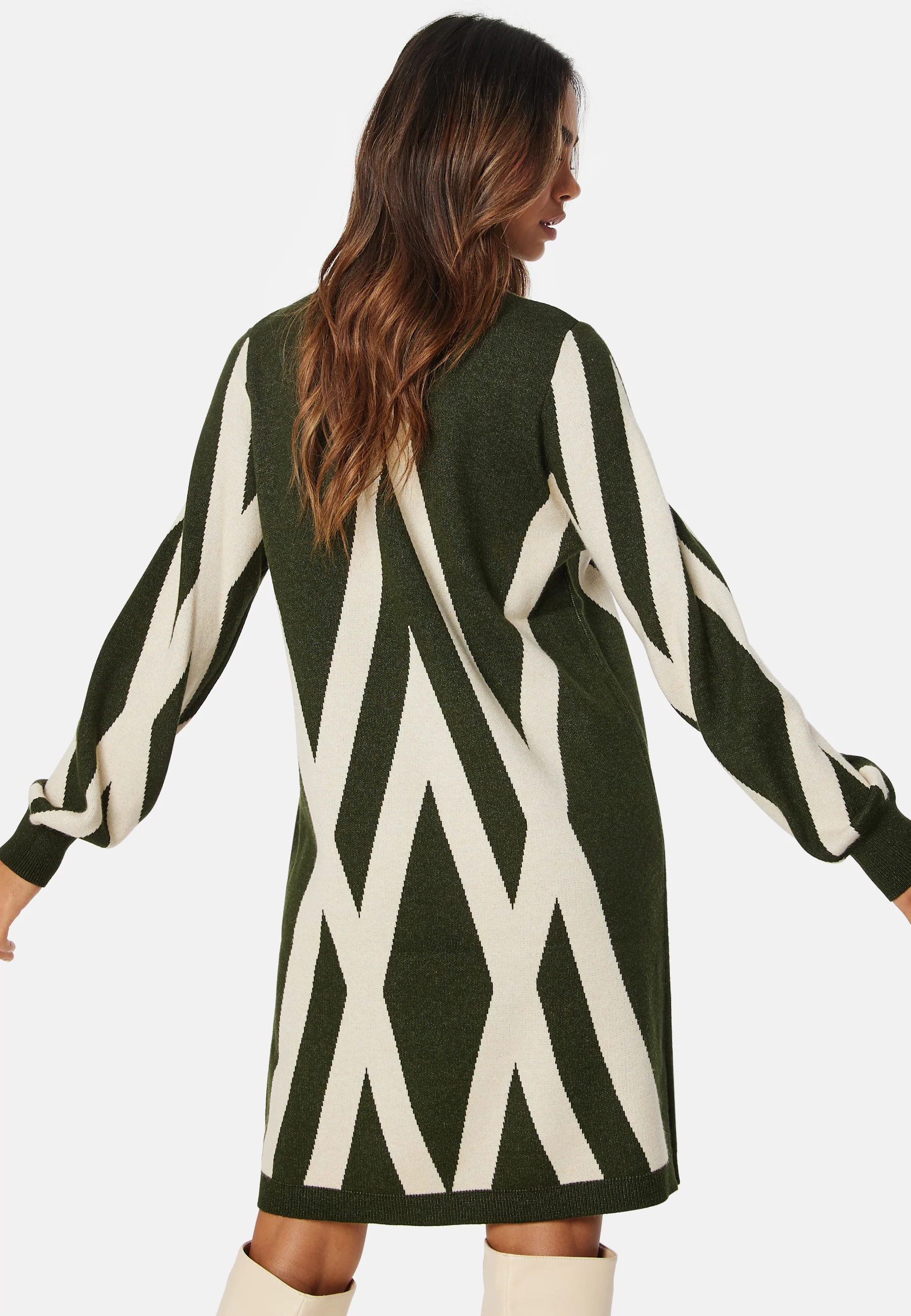 Objray L/S Knit Rollneck Dress - Image 3